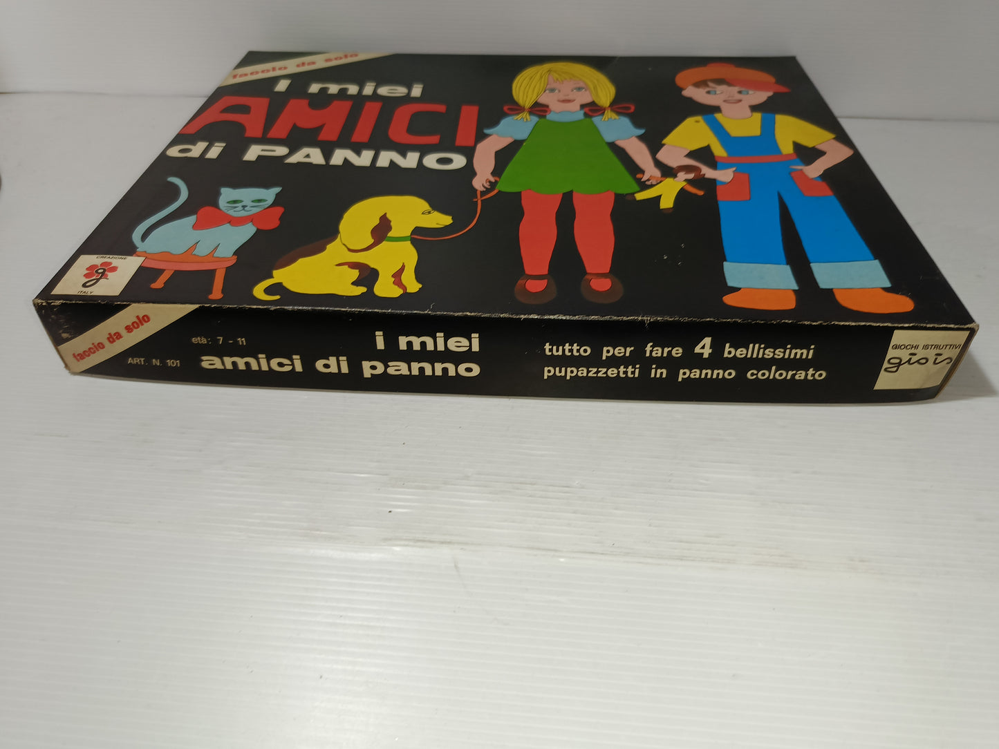 I Miei Amici Di Panno
Prodotto da Giochi Istruttivi Giois
Made in Italy
Anni 60/70