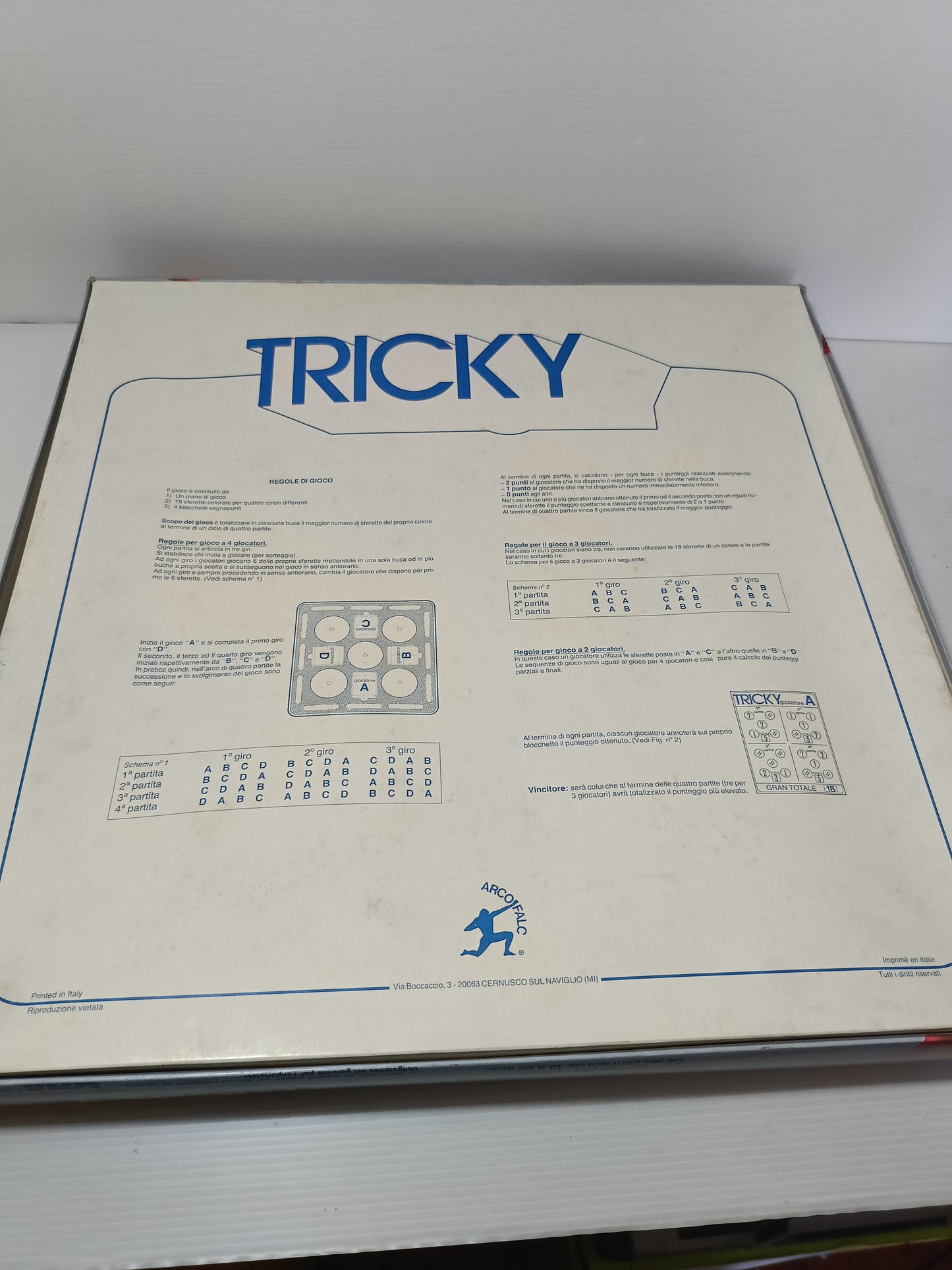 Tricky Arcofalc Anni 70/80
Made in Italy