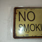 Cartello No Smoking In Metallo