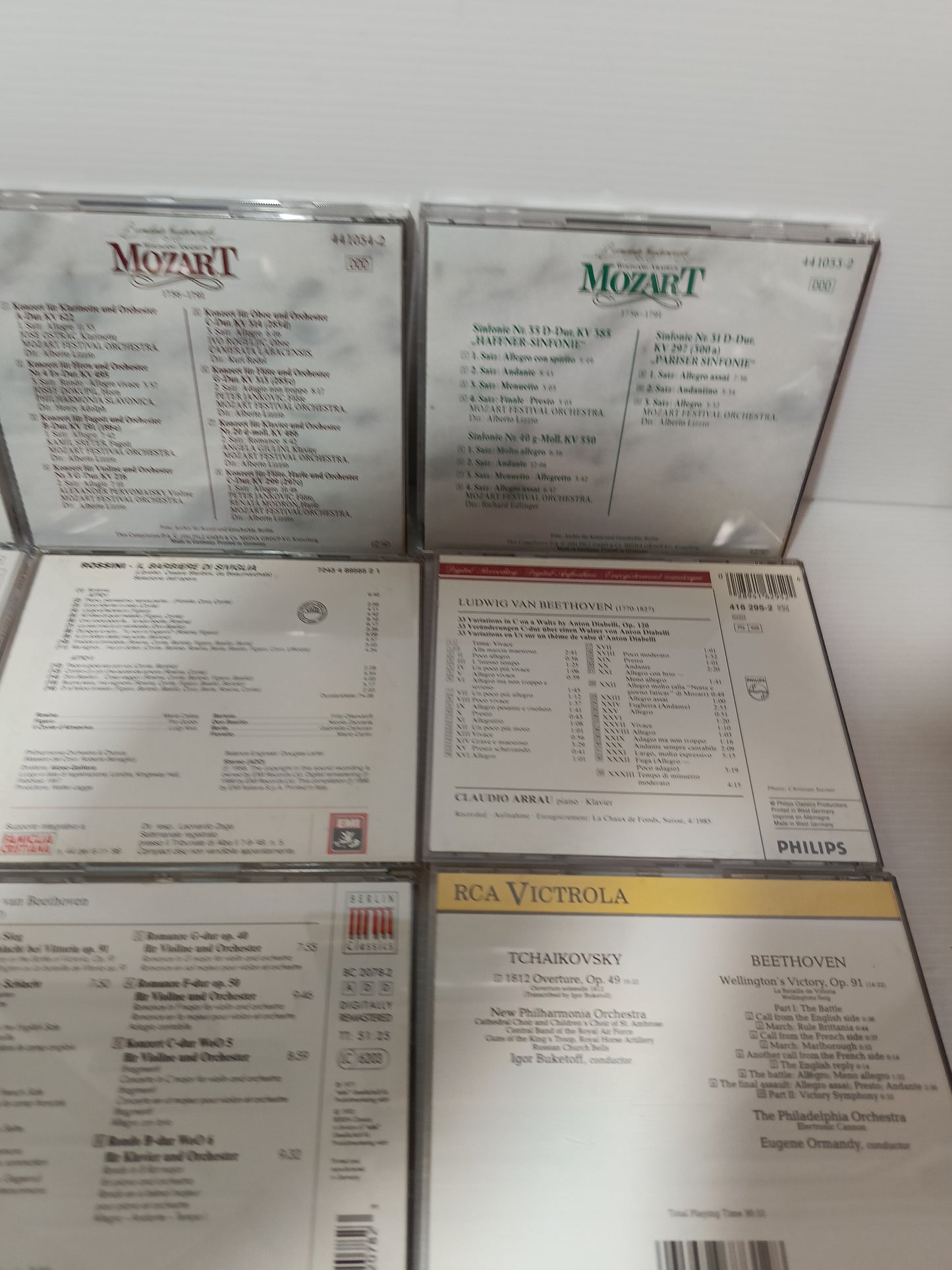 Lotto Musica Classica CD
10 cofanetti di cui uno con doppio CD