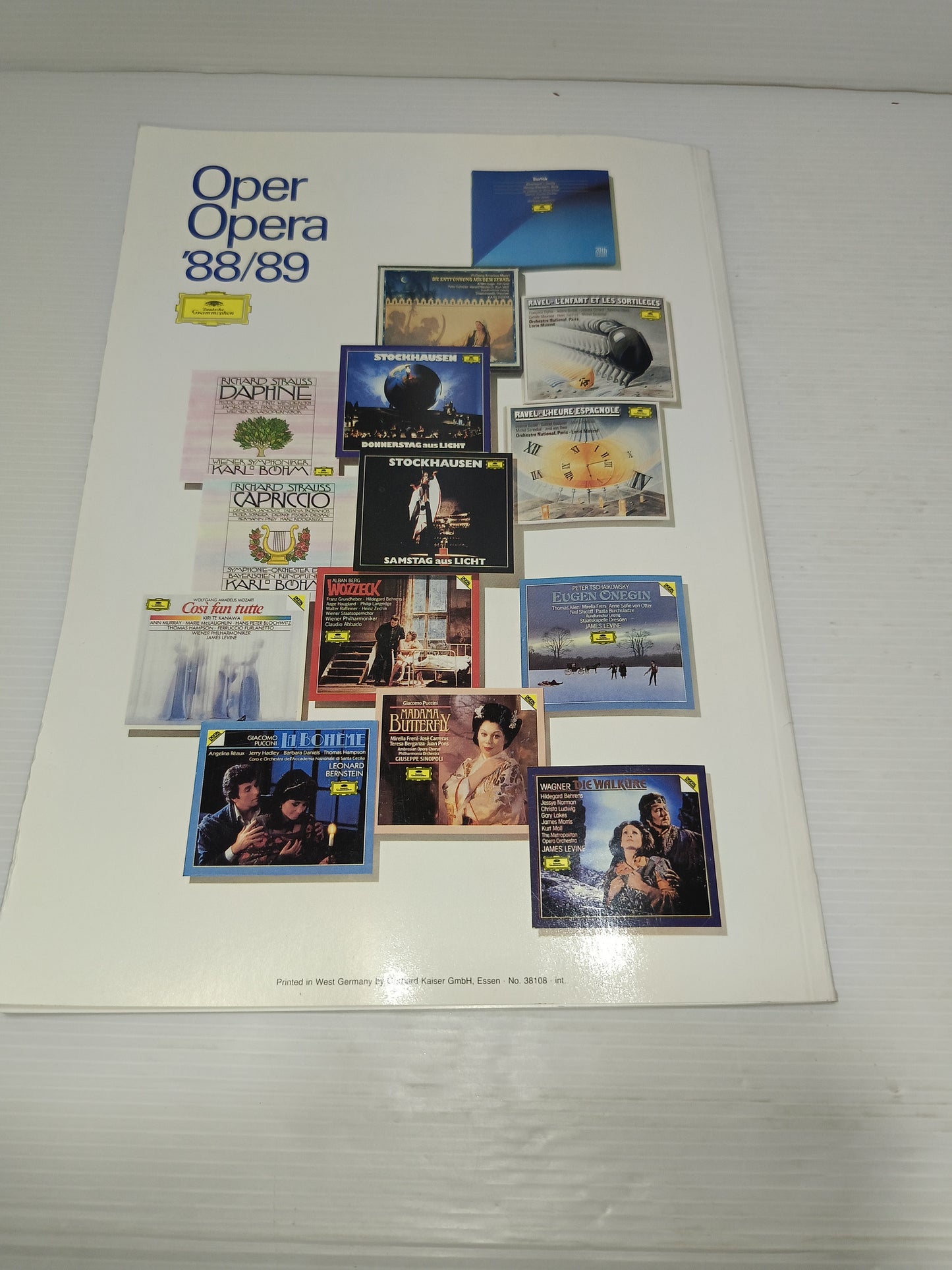 Catalogo Compact Disc Deutsche Grammophon 1988/89