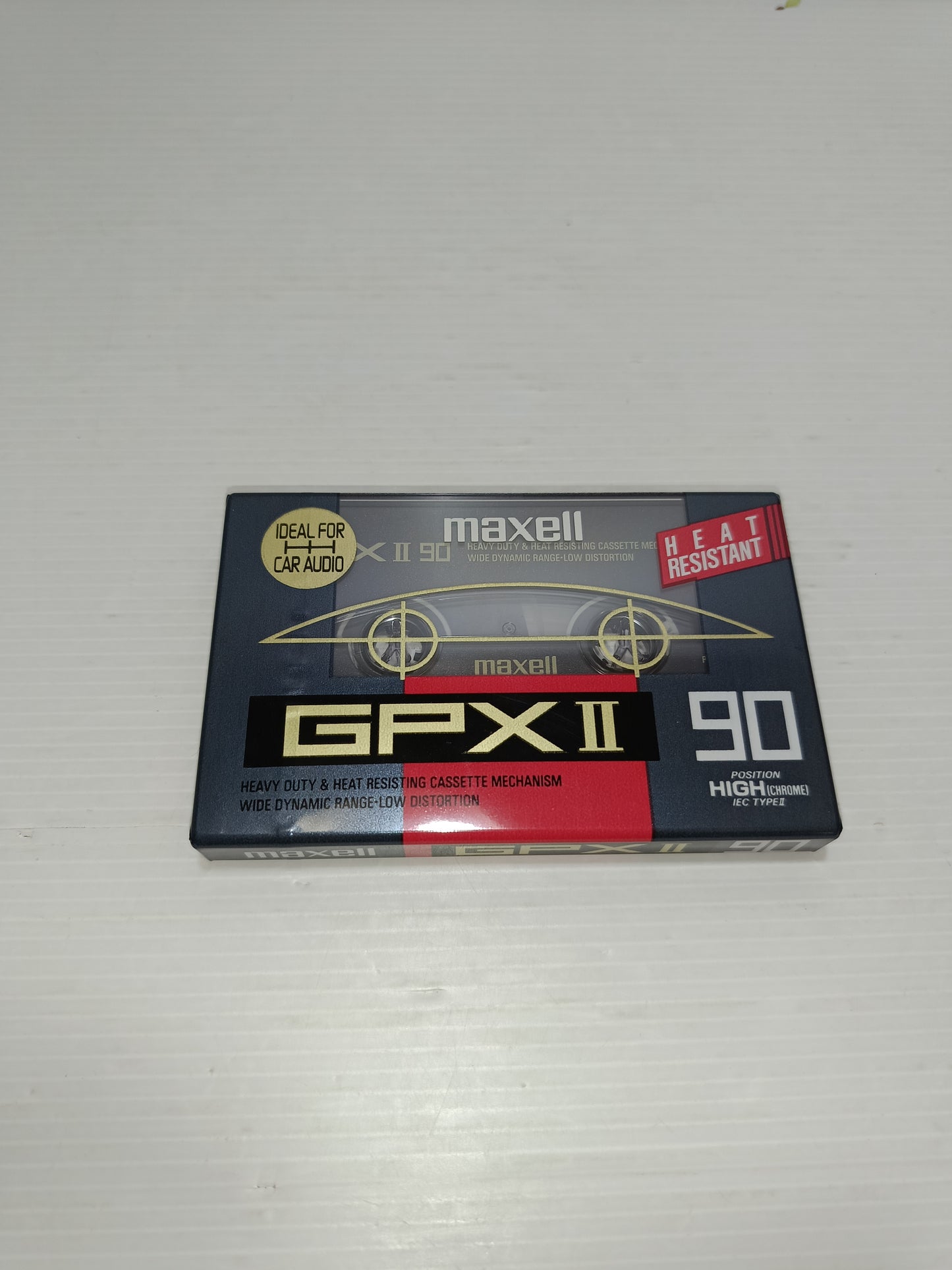 Musicassetta Maxell GPX II Chrome 90 Minuti
Made in Japan