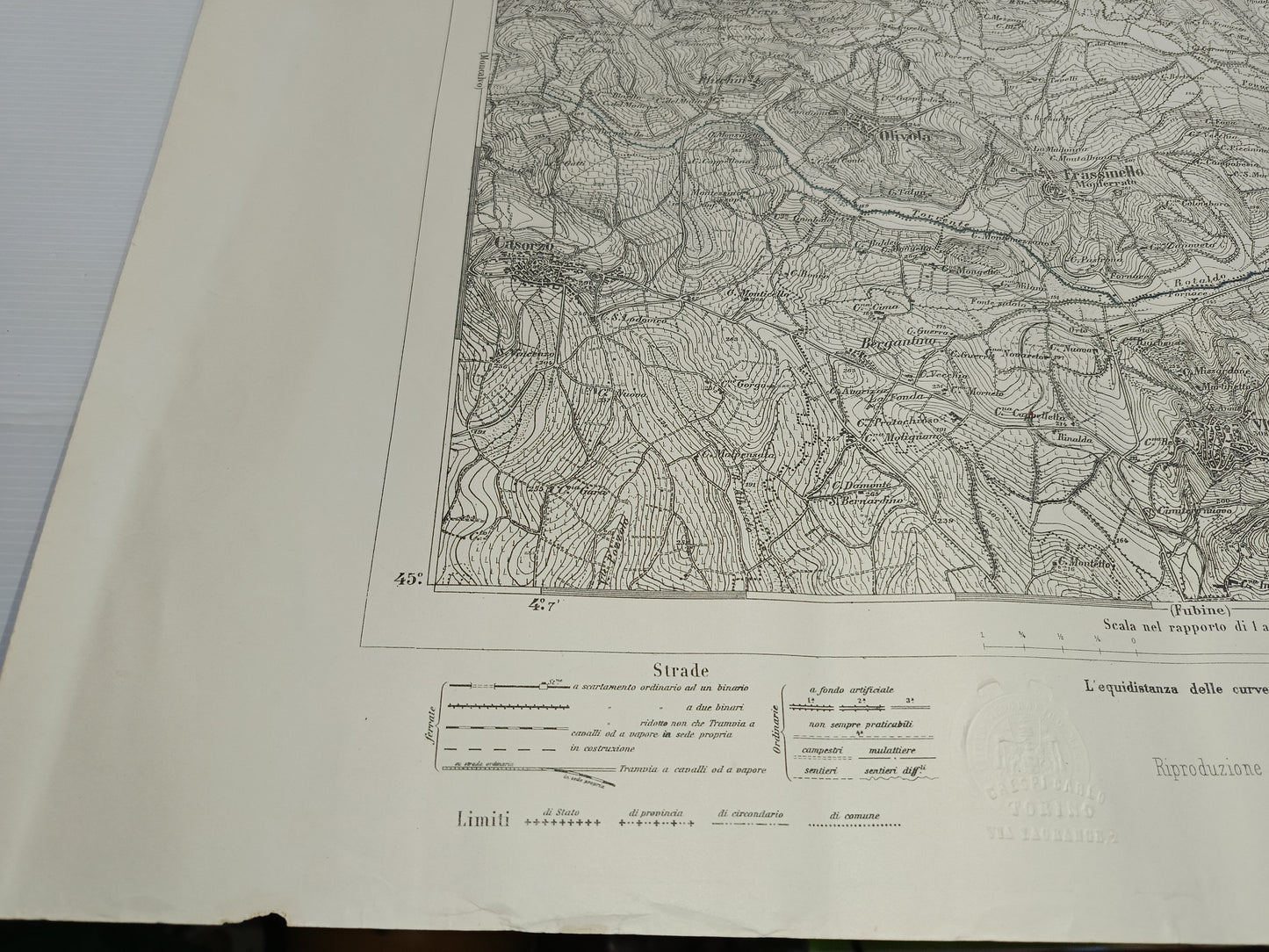 Cartina Vignale
Vintage
scala 1:25.000