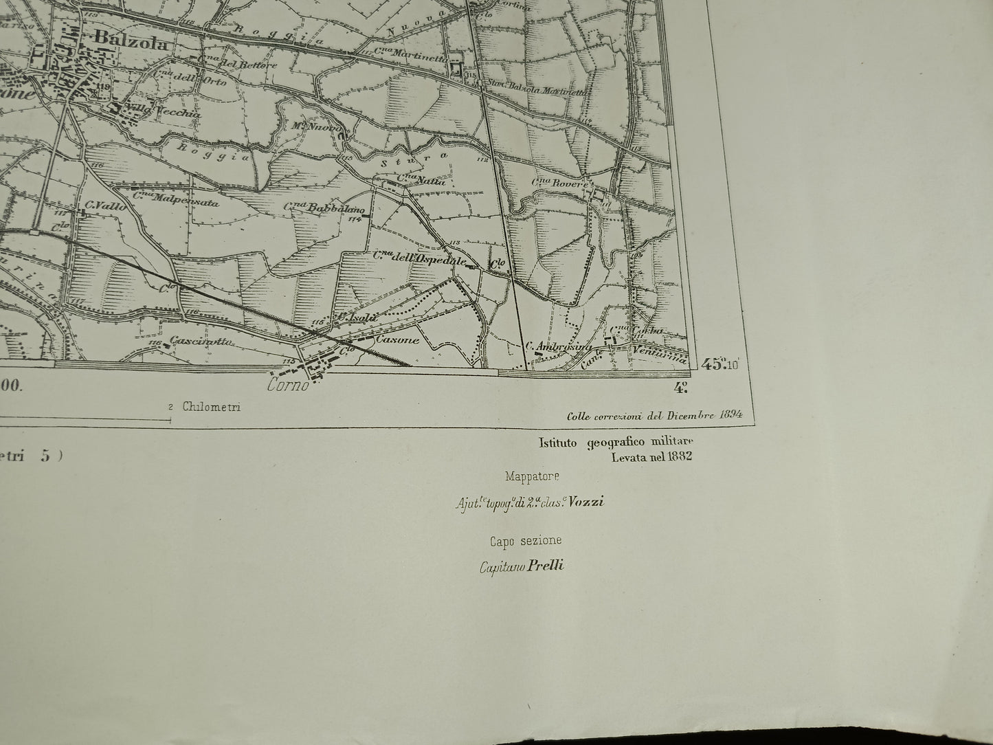 Cartina Balzola
Vintage
scala 1:25.000