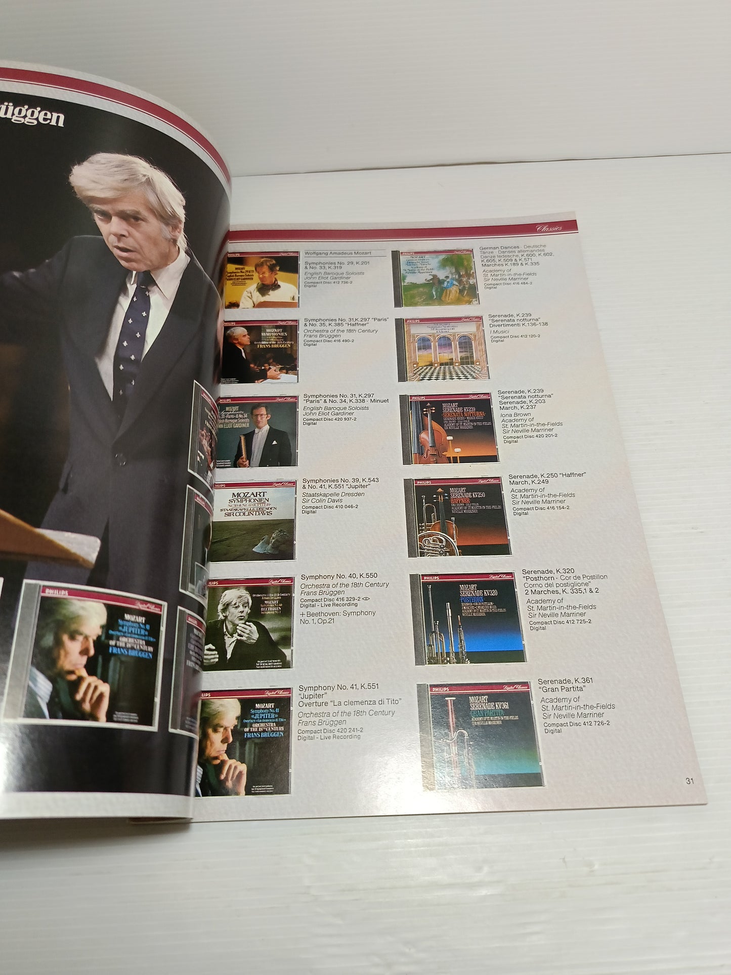 Catalogo Philips Classics Compact Disc 1988/89