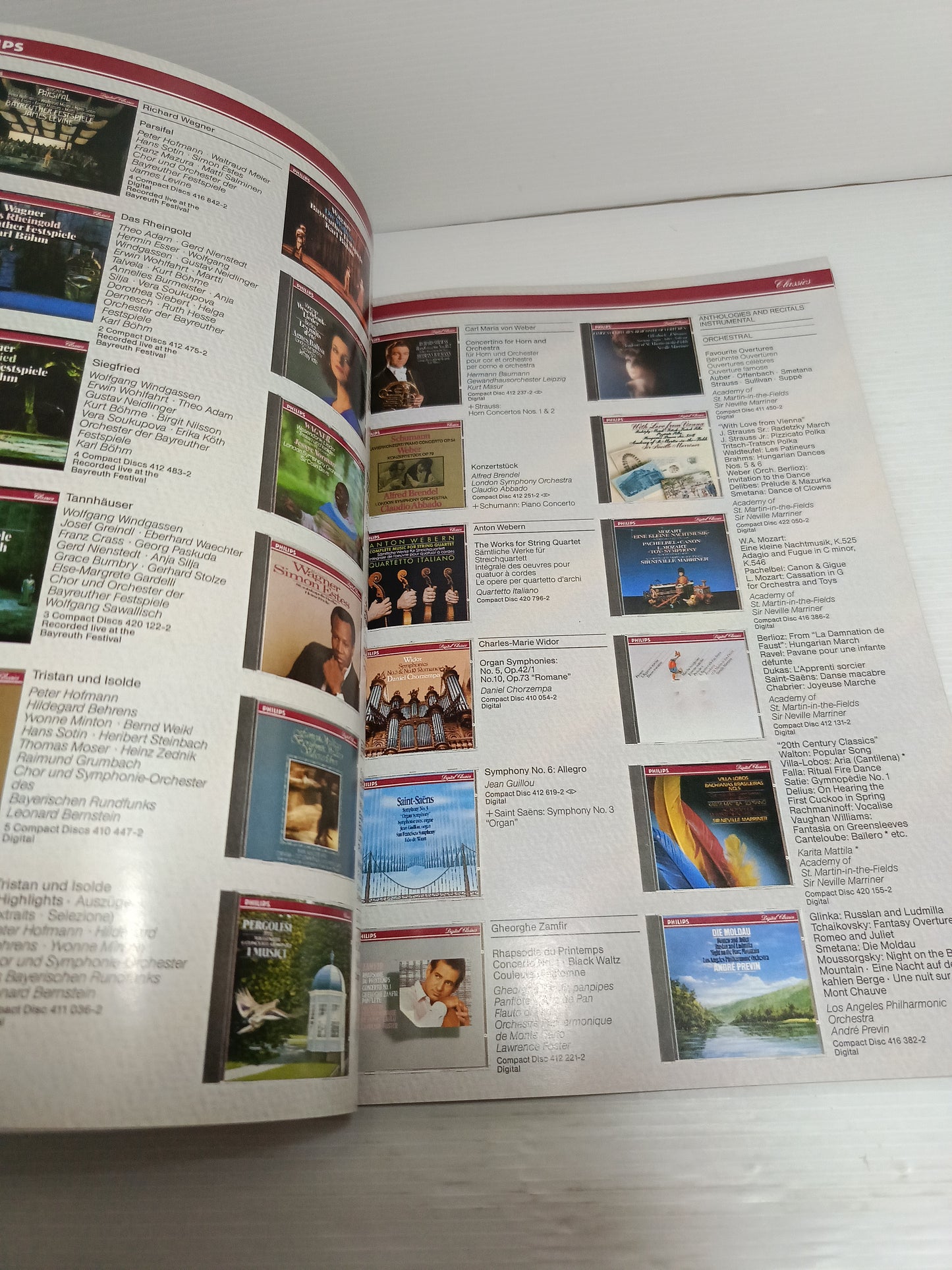 Catalogo Philips Classics Compact Disc 1988/89