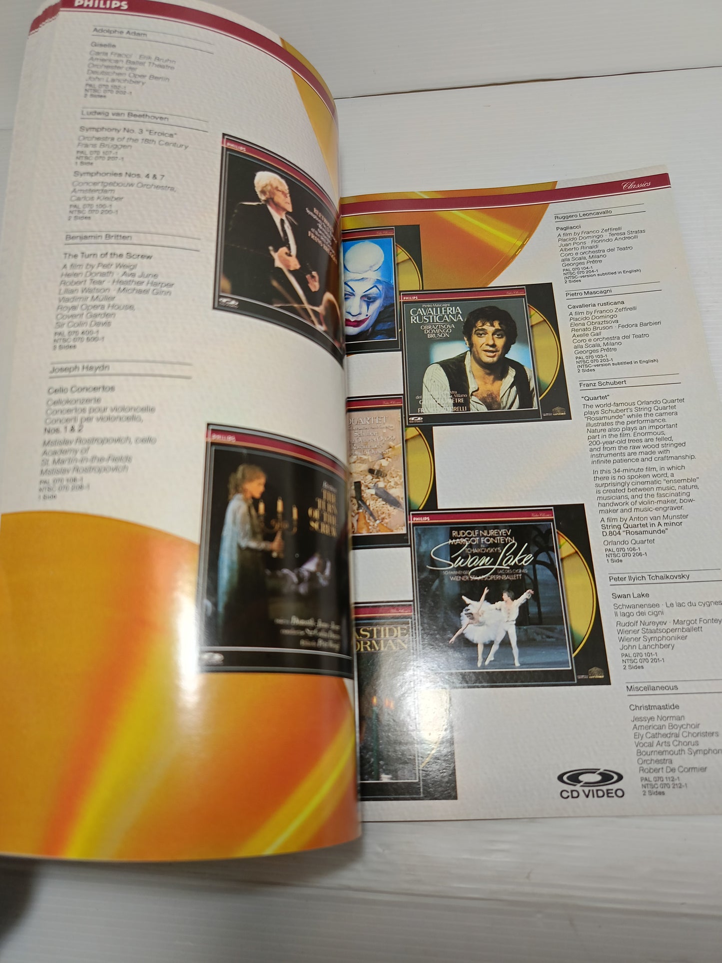 Catalogo Philips Classics Compact Disc 1988/89