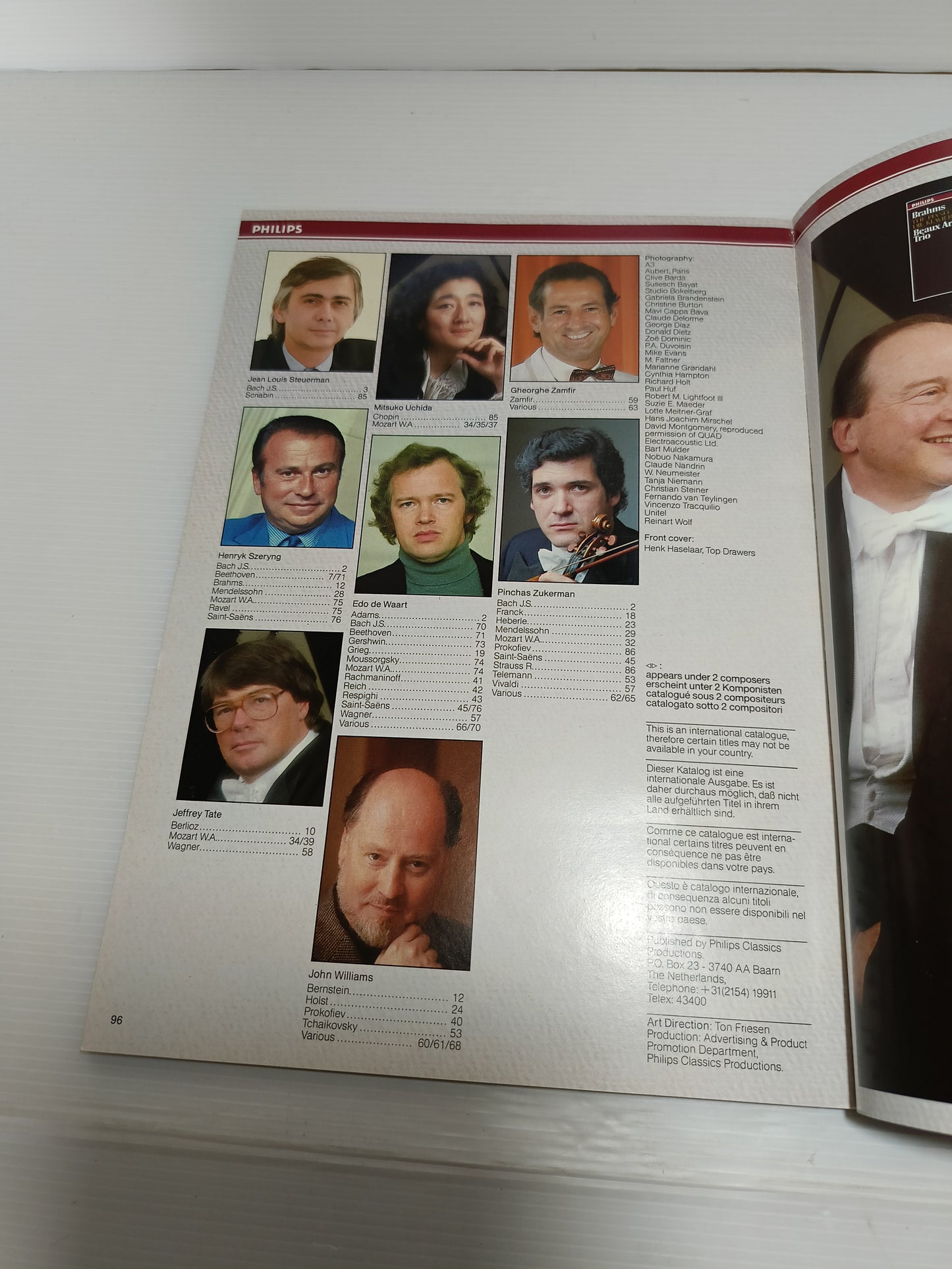 Catalogo Philips Classics Compact Disc 1988/89