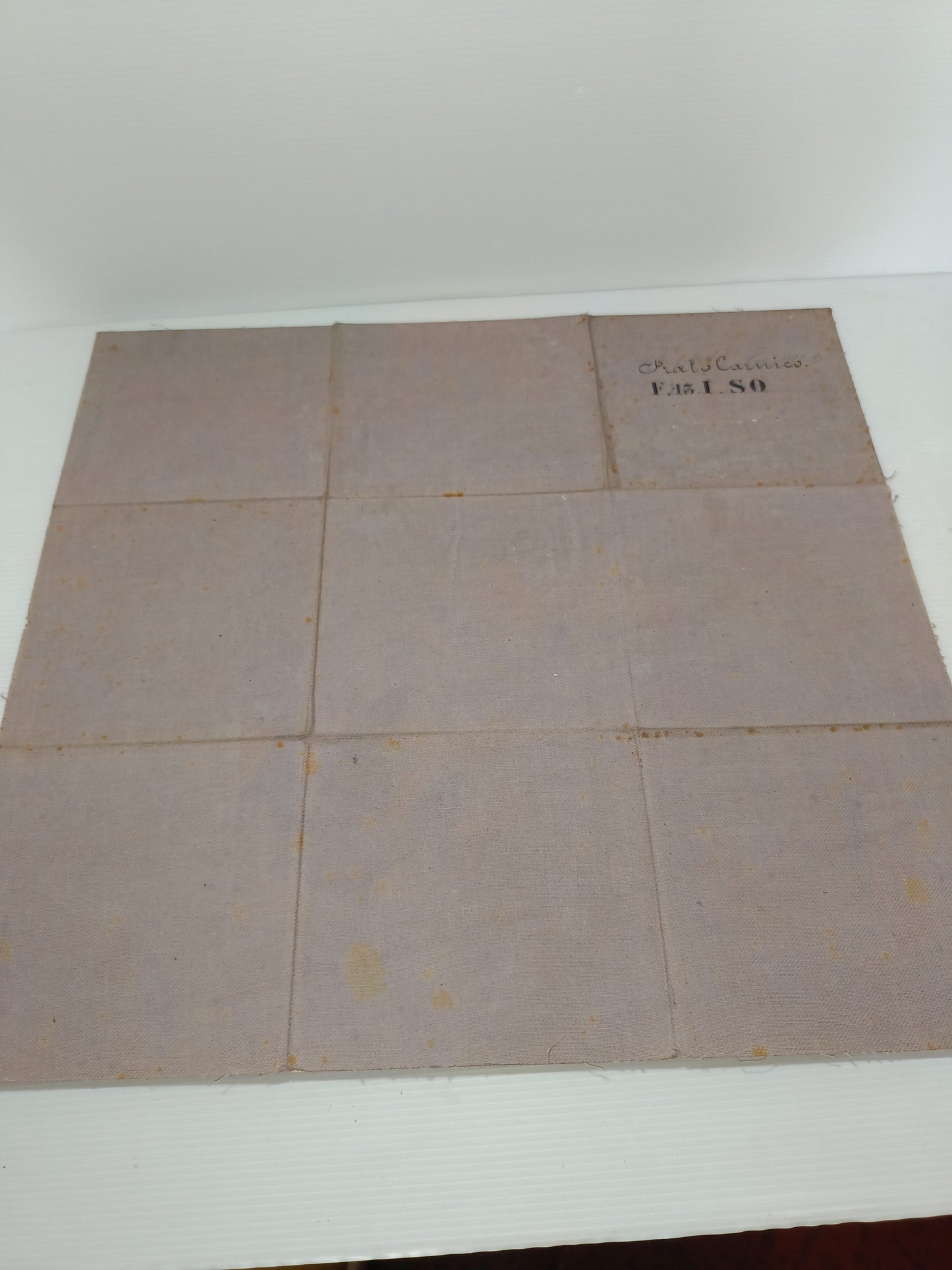 Antica Cartina Telata Prato Carnico scala 1:25.000