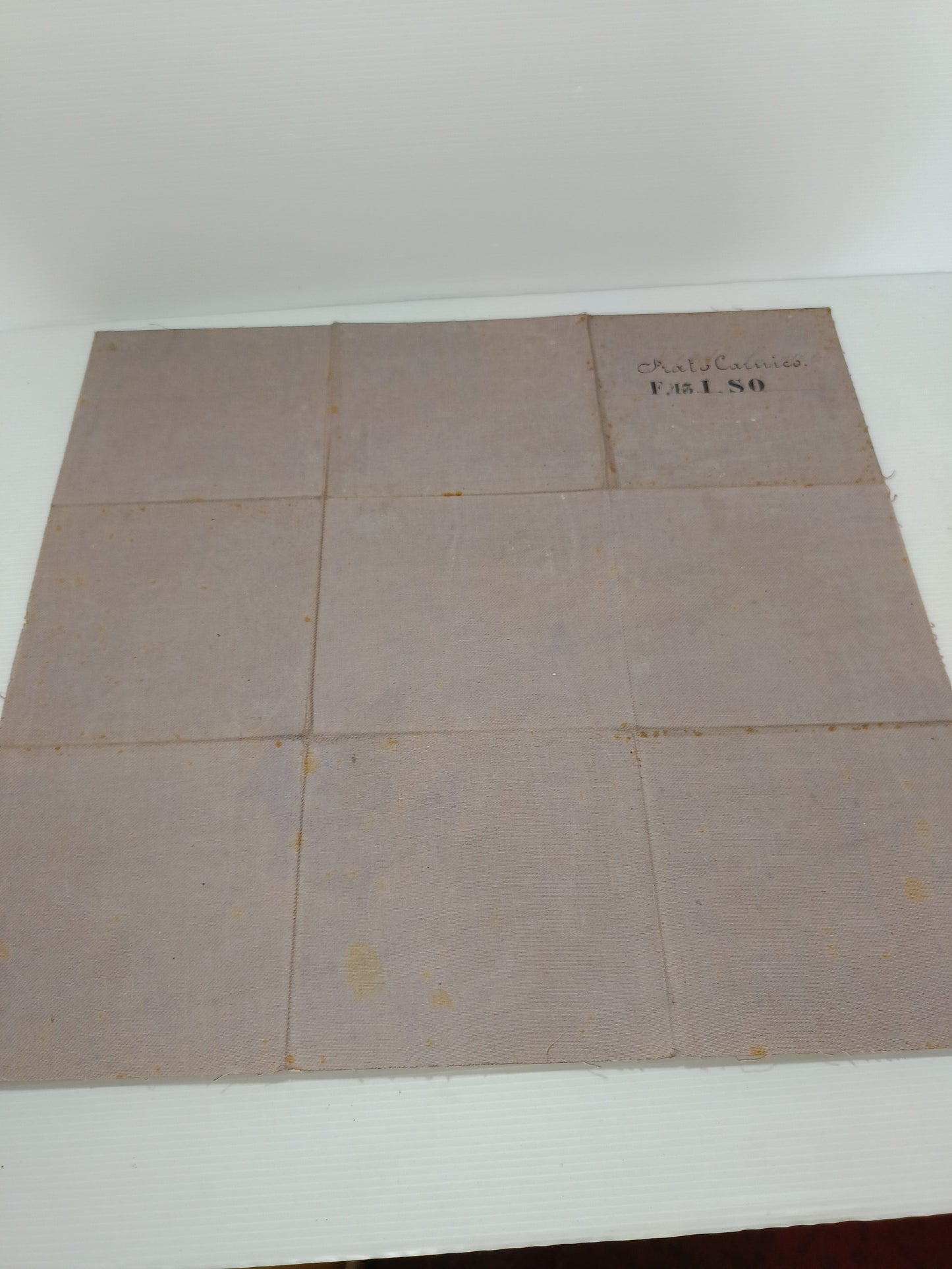 Antica Cartina Telata Prato Carnico scala 1:25.000