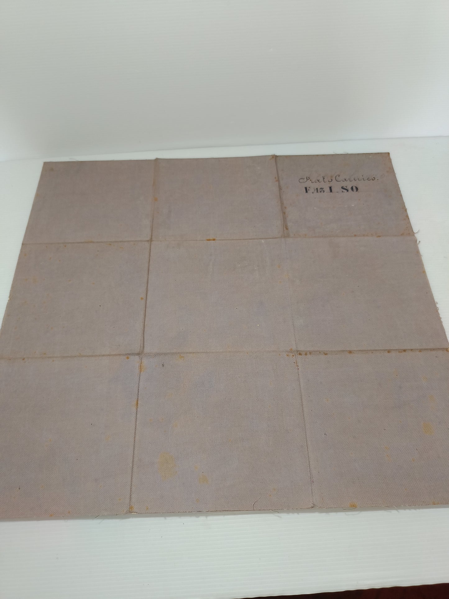 Antica Cartina Telata Prato Carnico scala 1:25.000