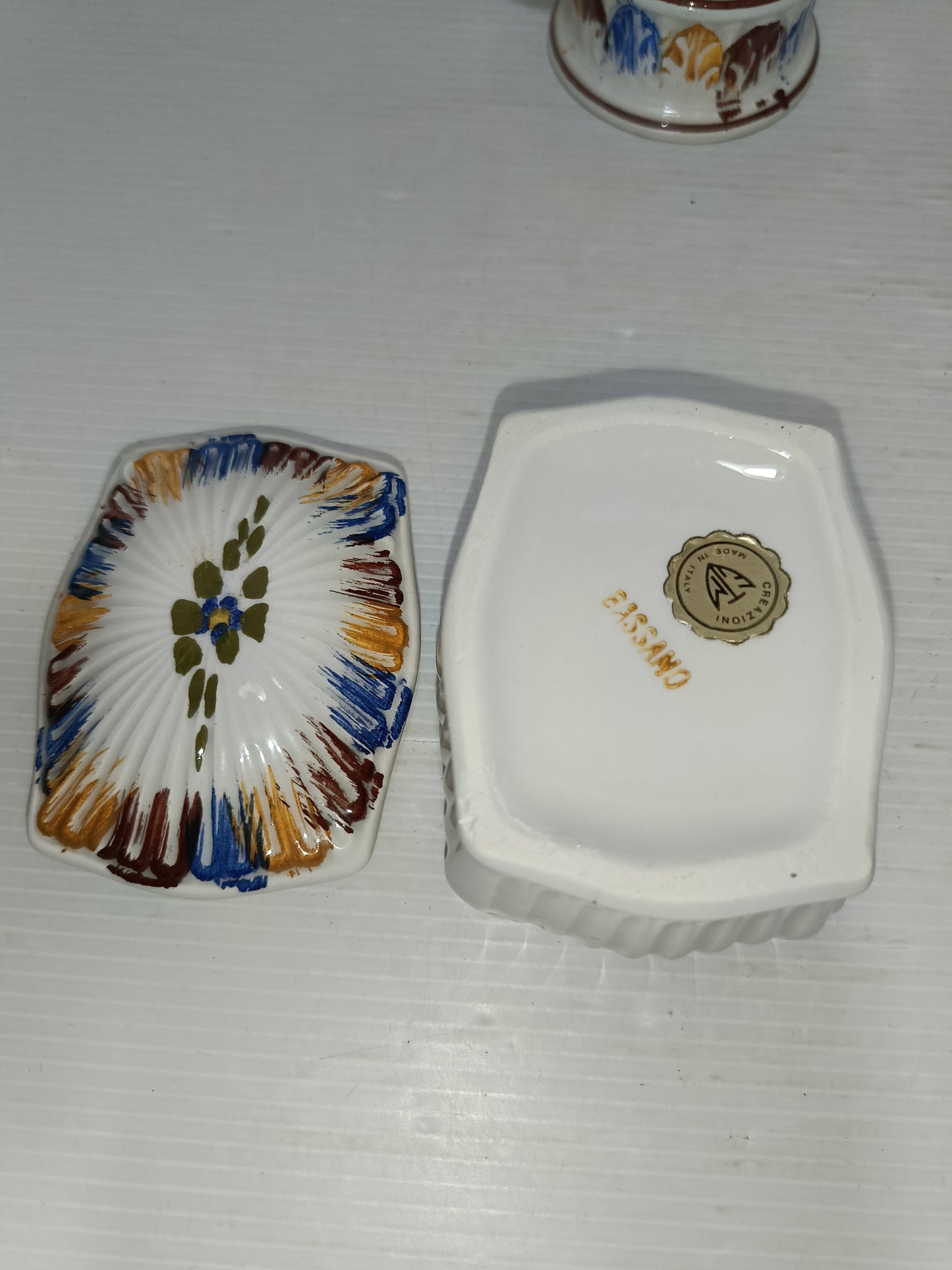 Bellissimo lotto di ceramiche vintage di Bassano.