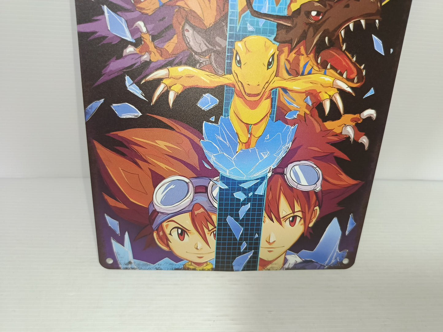 Targa In Metallo Cartoni Animati Misure 30 x 20 cm.