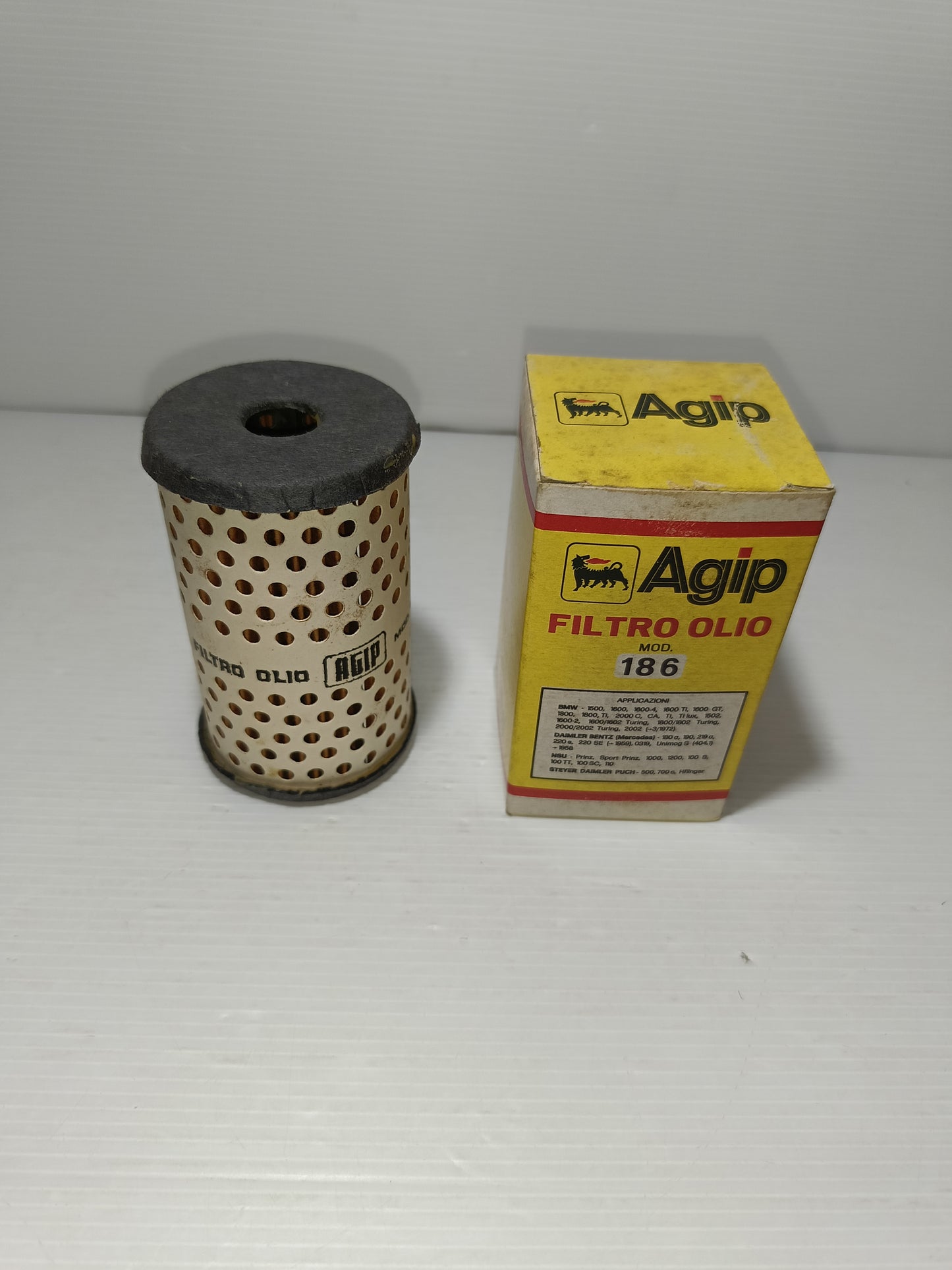 Filtro Olio Agip Mod.186 Anni 60
Per BMW,Mercedes,NSU,Steyer Daimler Puch.