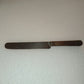 Antico Coltello Da Cucina In Metallo E Legno