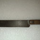 Antico Coltello Da Cucina In Metallo E Legno