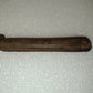 Antico Coltello Da Cucina In Metallo E Legno