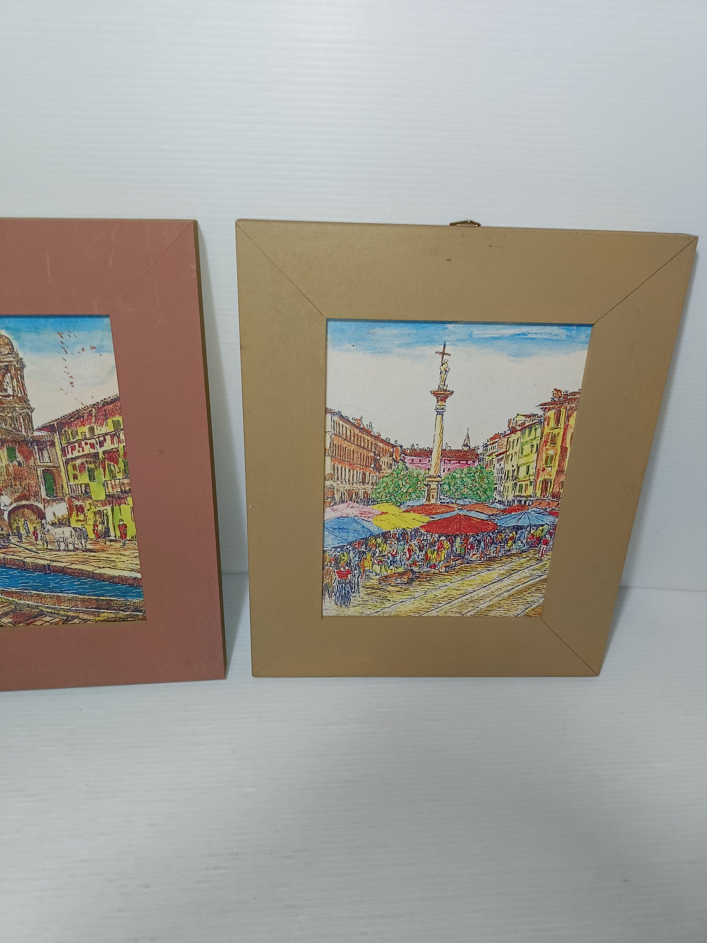 2 Quadri Milano Stampe Su Pannello