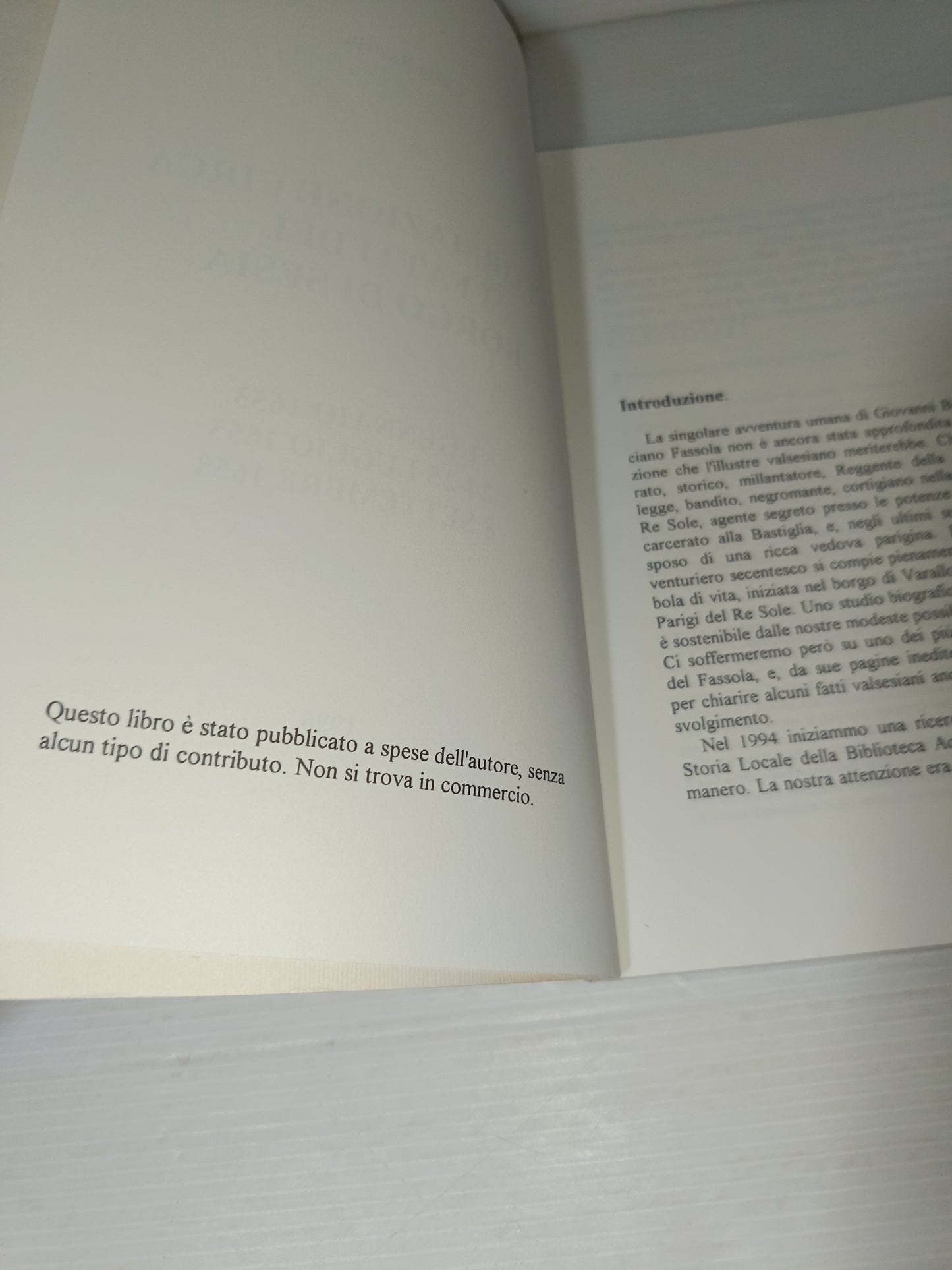 Informazione Circa I Fatti Del Borgo Di Sesia Carlo Rastelli
Edito nel 1996
Fuori commercio