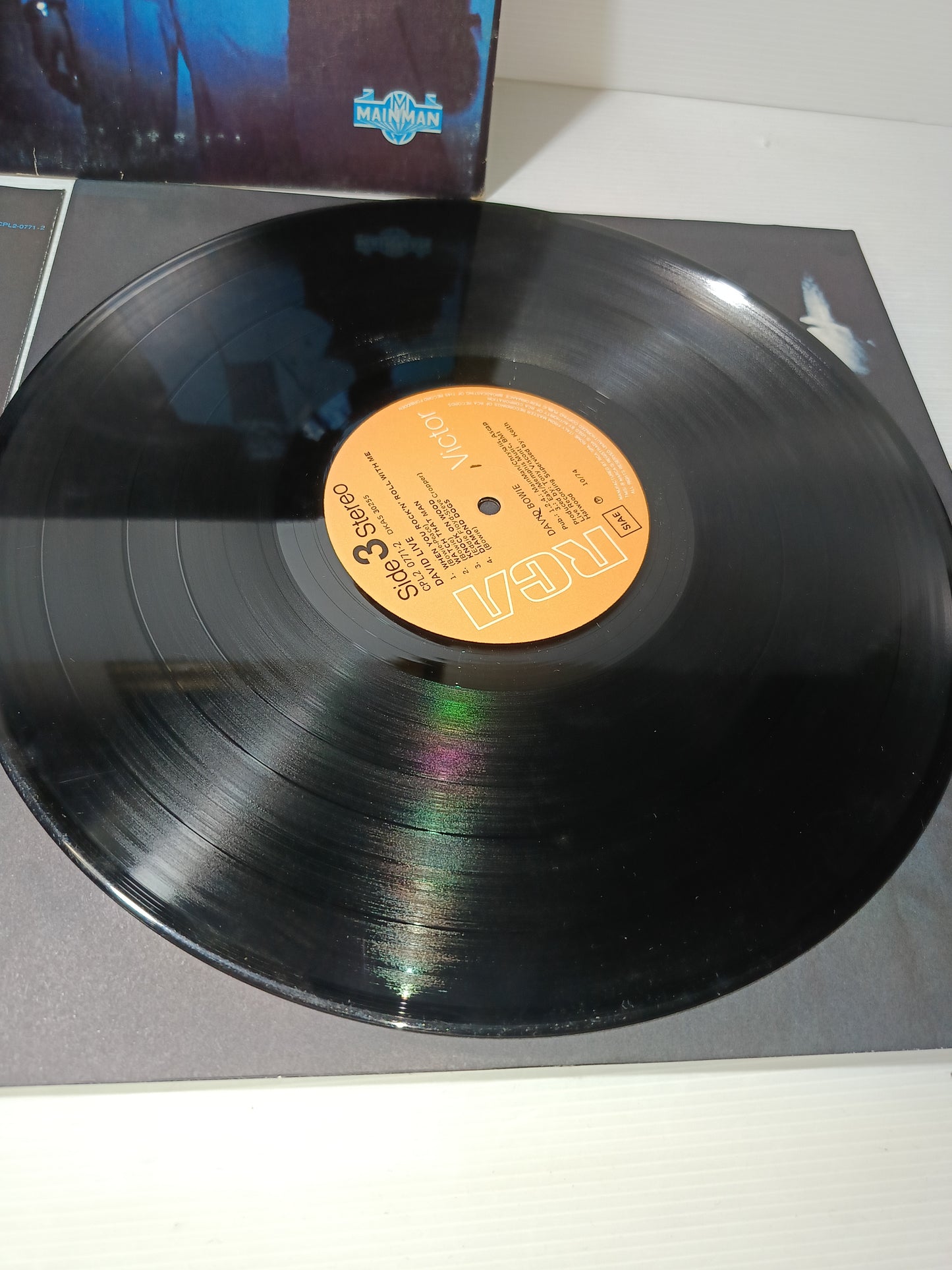 David Bowie At The Tower Philadelphia 2Lp 33 giri
Edito nel 1974 da RCA Cod .CPL2 -0771