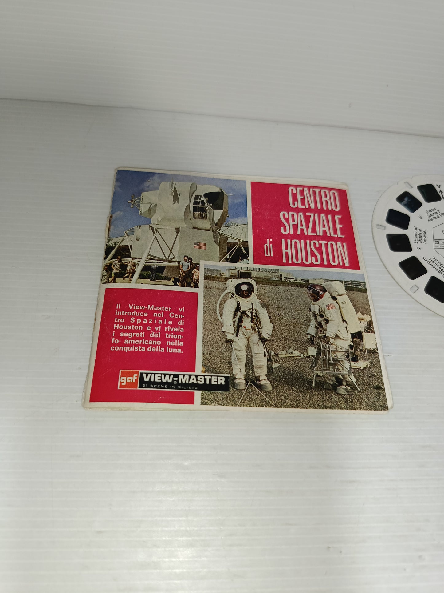 Centro Spaziale Di Huston View Master Vintage
Libretto + 3 dischetti