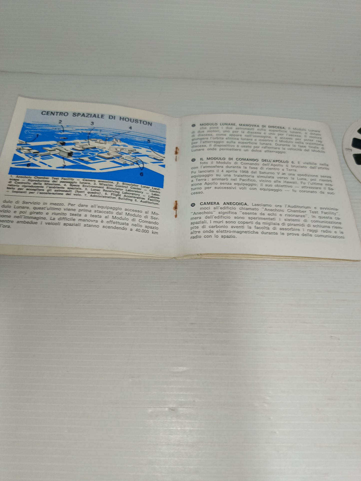Centro Spaziale Di Huston View Master Vintage
Libretto + 3 dischetti