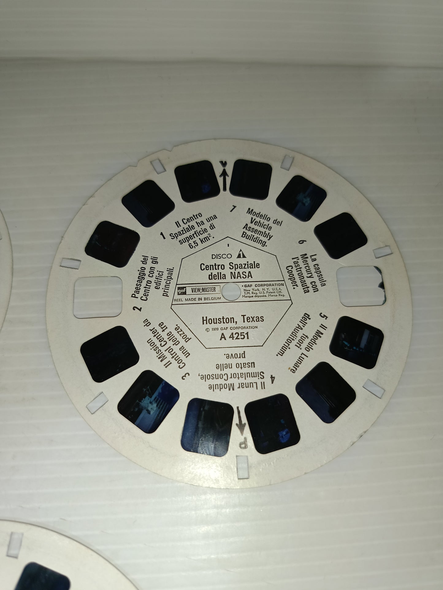 Centro Spaziale Di Huston View Master Vintage
Libretto + 3 dischetti