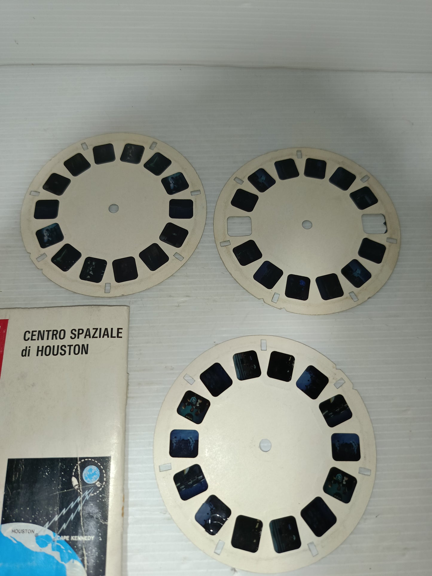 Centro Spaziale Di Huston View Master Vintage
Libretto + 3 dischetti