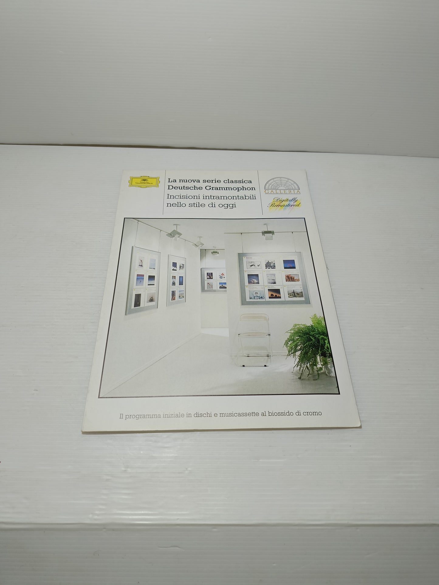 Depliant Deutsche GrammoPhon La Nuova Serie Classica 1986