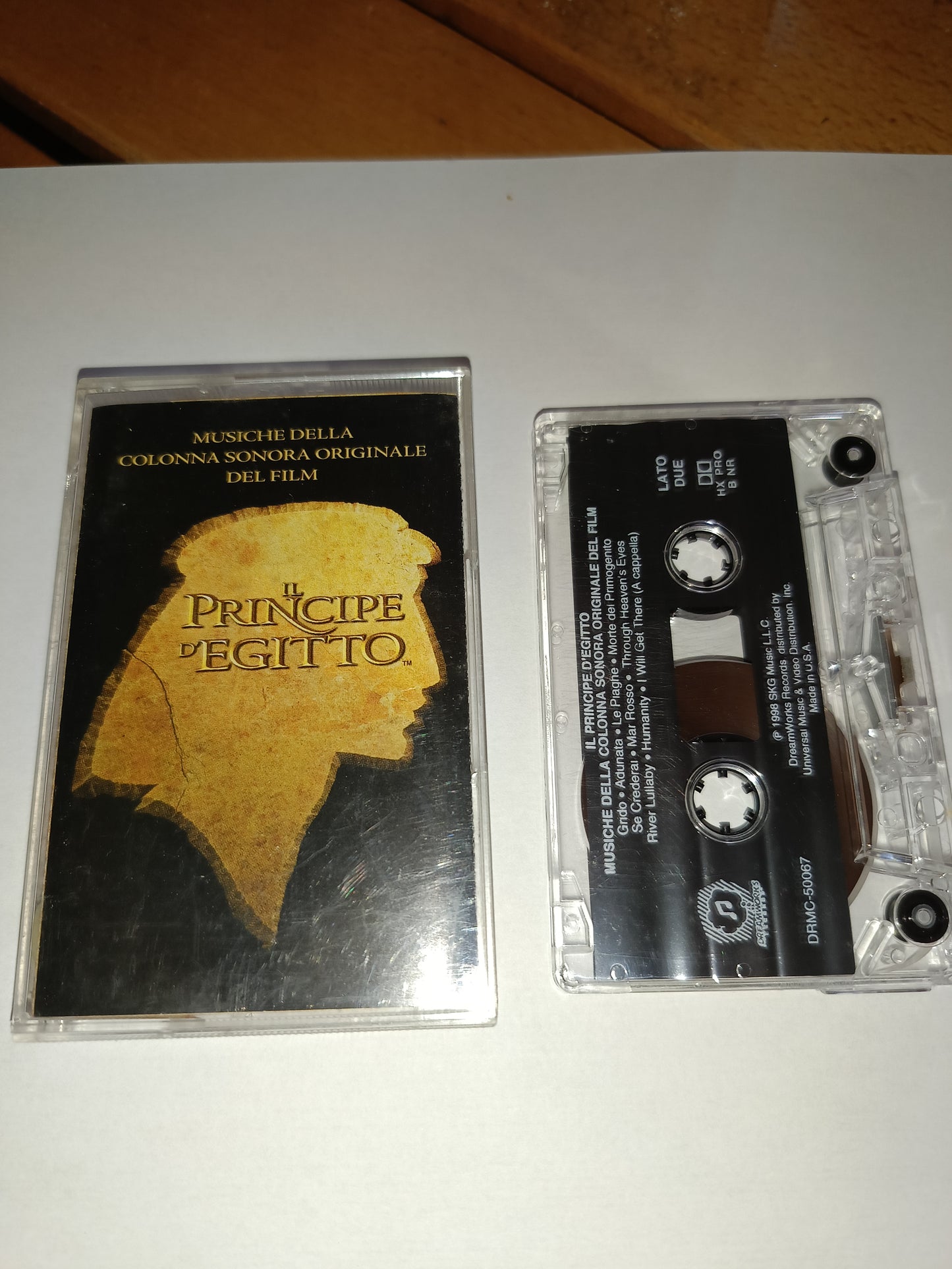 Il Principe D' Egitto Colonna Sonora Musicassetta