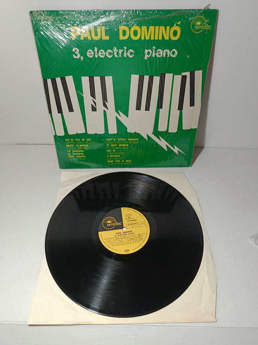 3 Electric Piano Paul Dominó LP 33 giri