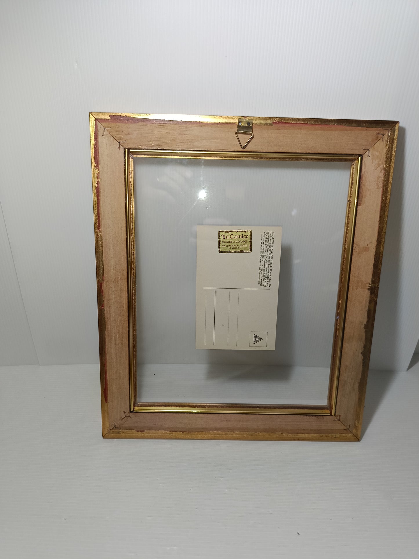 Quadro Con Cartolina Illustrata Da Fidus Originale Dell'epoca