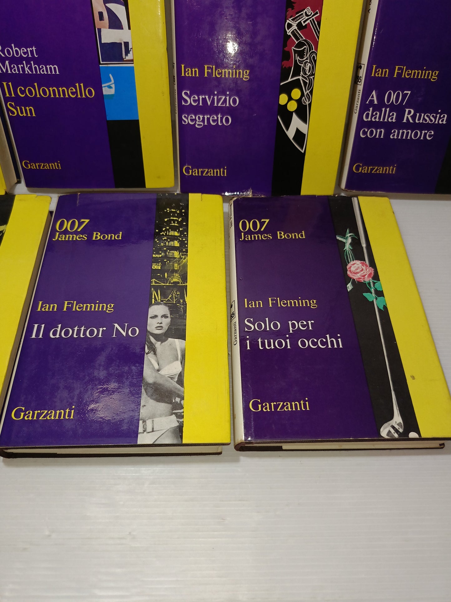 7 Romanzi 007 James Bond Fleming/Markham
Editi da Garzanti
Anni 60