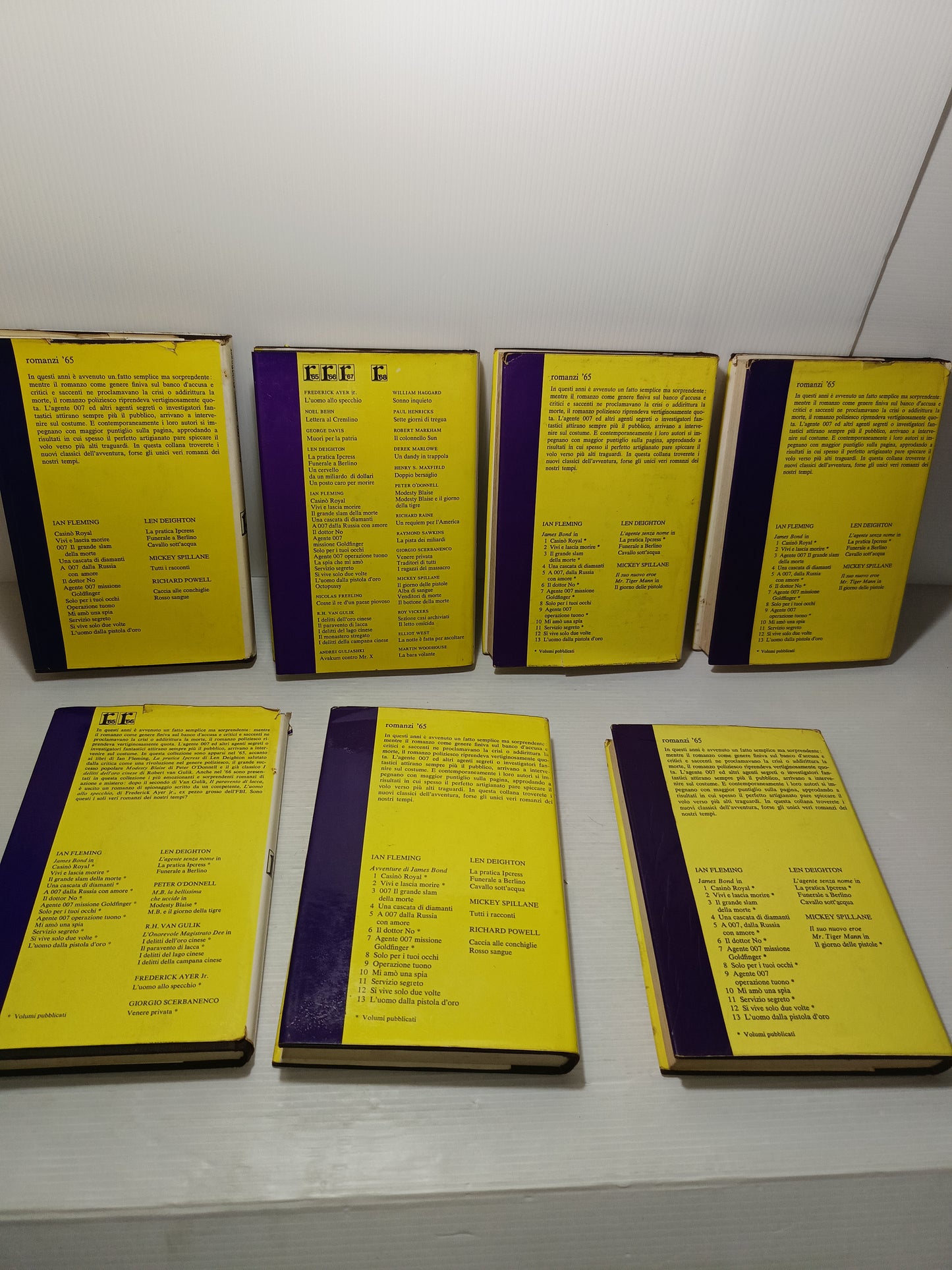 7 Romanzi 007 James Bond Fleming/Markham
Editi da Garzanti
Anni 60
