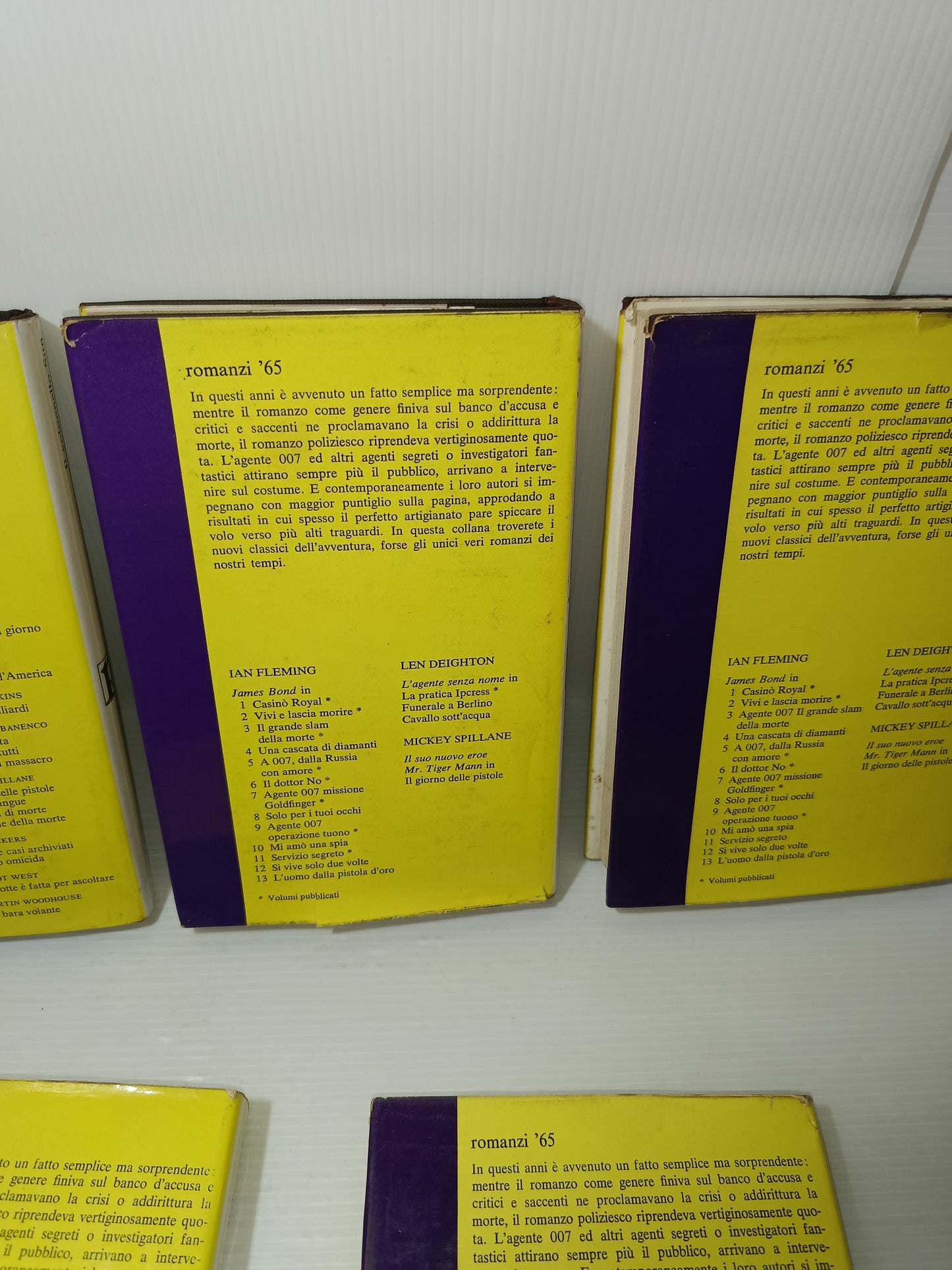 7 Romanzi 007 James Bond Fleming/Markham
Editi da Garzanti
Anni 60