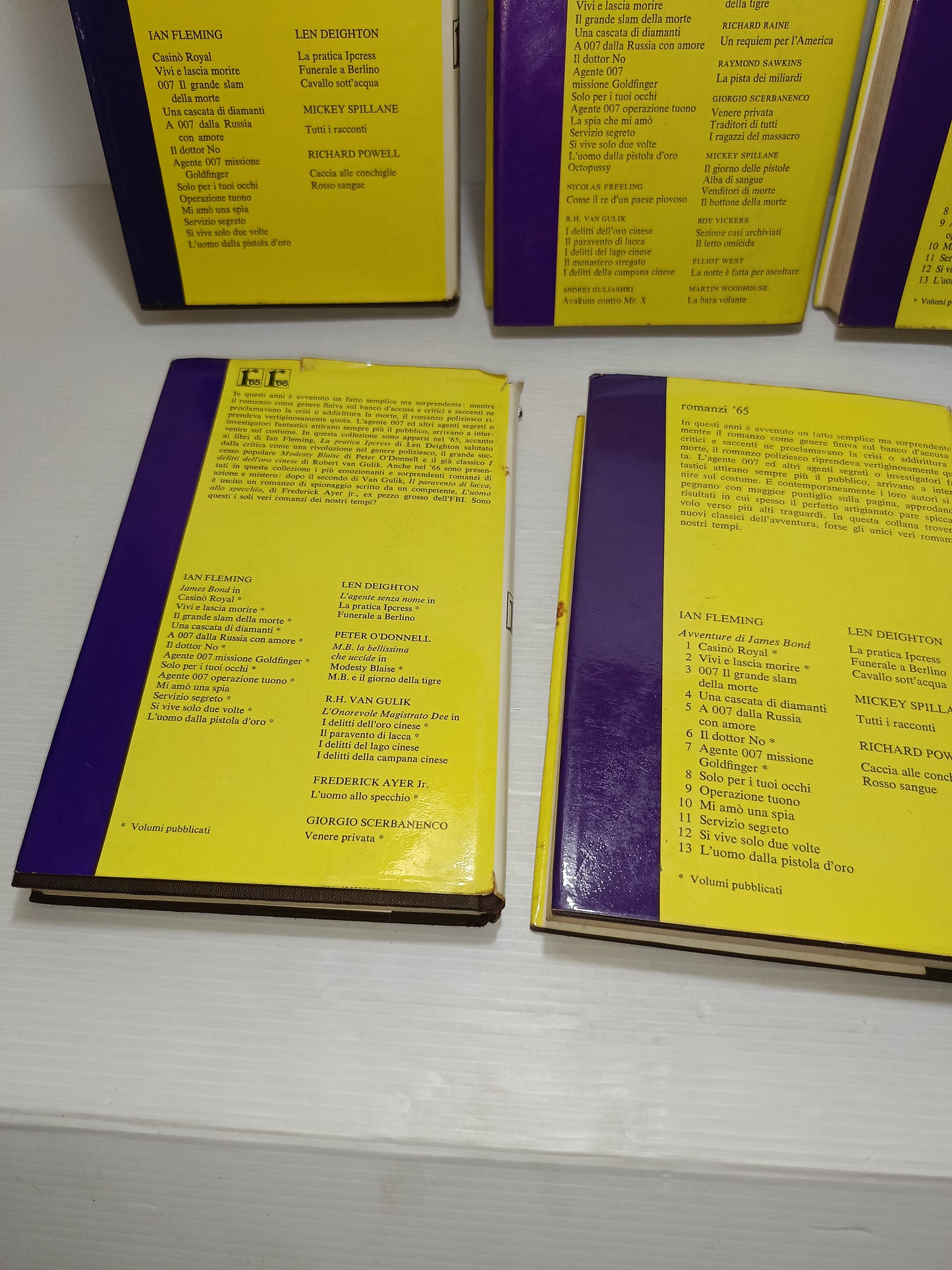 7 Romanzi 007 James Bond Fleming/Markham
Editi da Garzanti
Anni 60