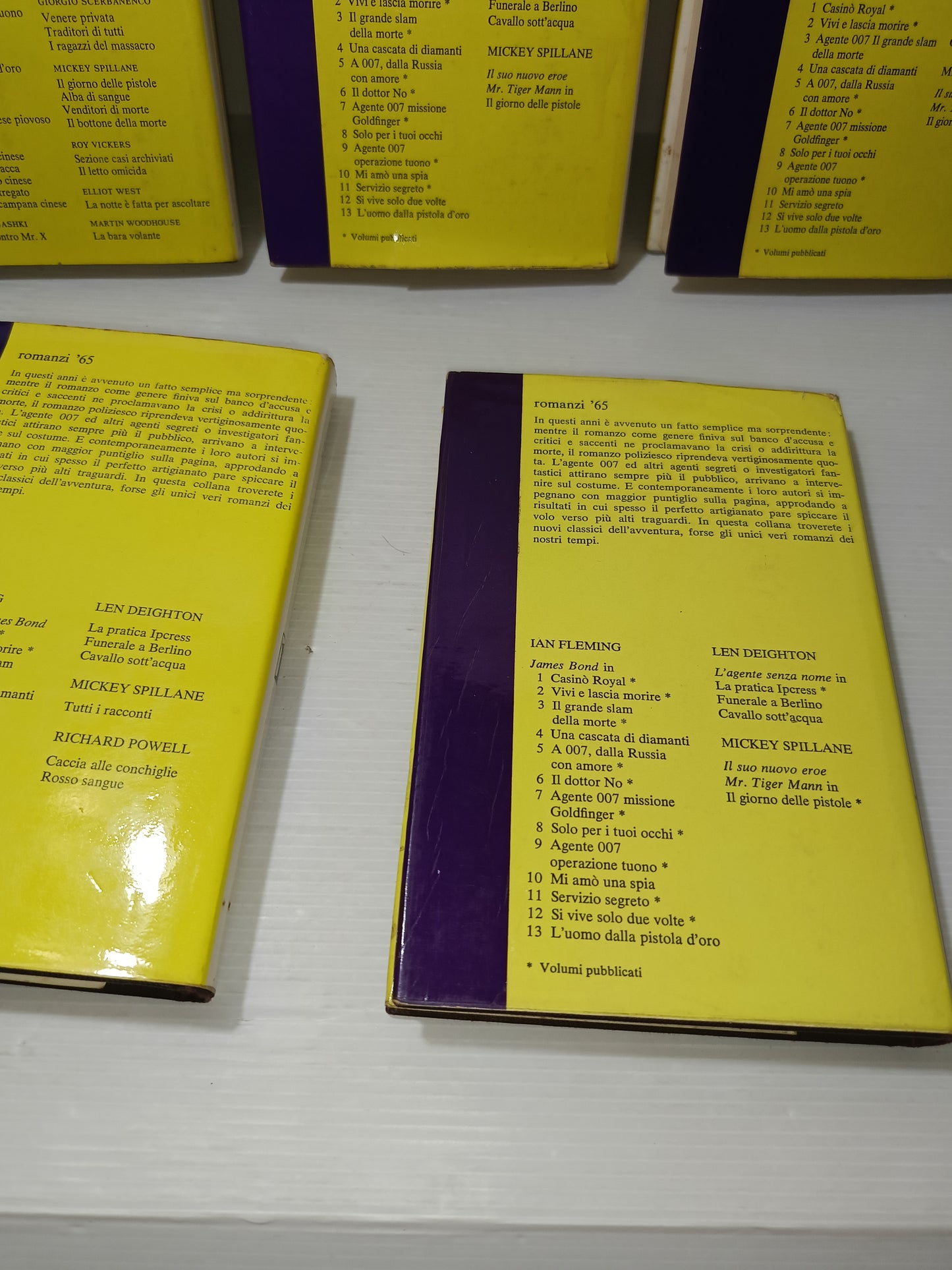 7 Romanzi 007 James Bond Fleming/Markham
Editi da Garzanti
Anni 60