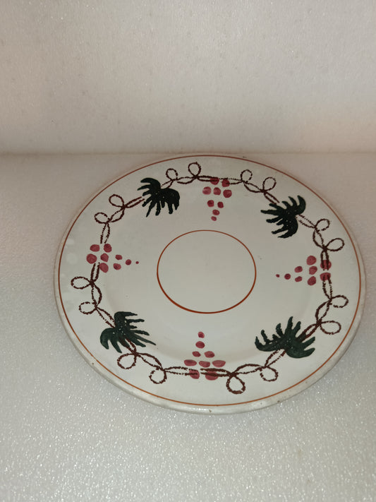 Antico Piatto In Ceramica Vedova Besio E Figli

Diametro cm.22