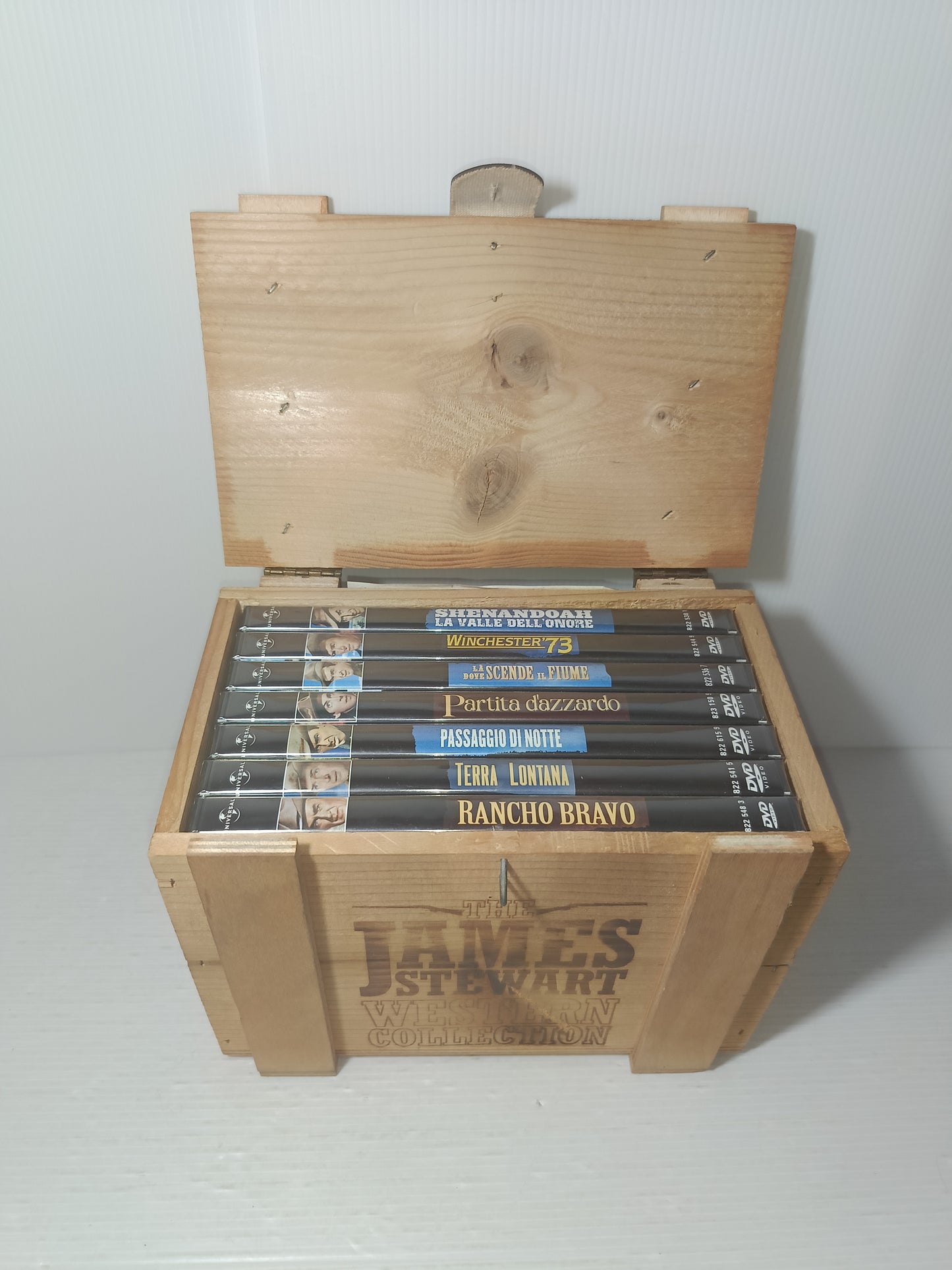 James Stewart Western Collection Cofanetto 7 DVD sigillati