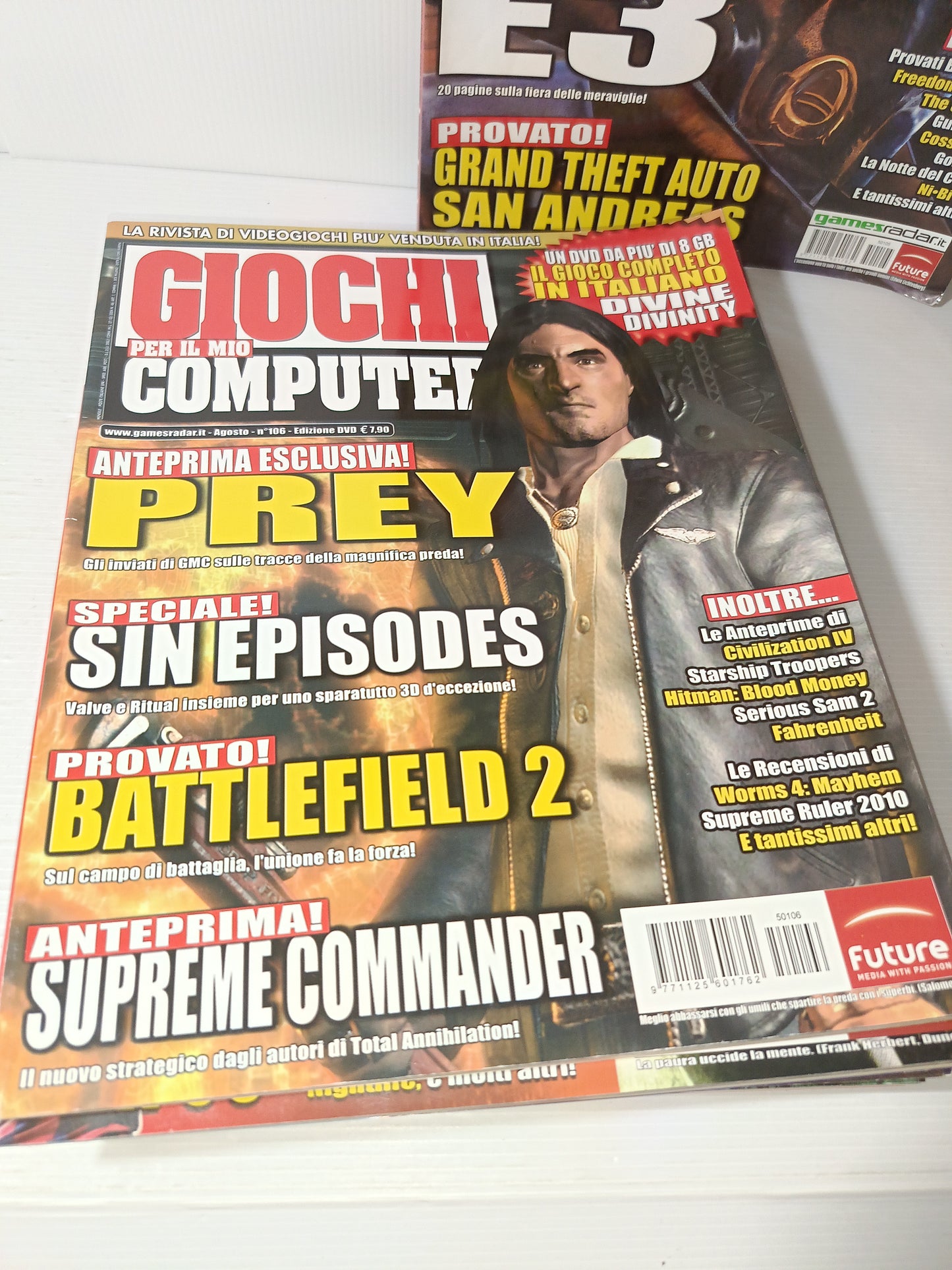 8 Riviste Giochi Per Il Mio Computer
Future
Anno 2005/05