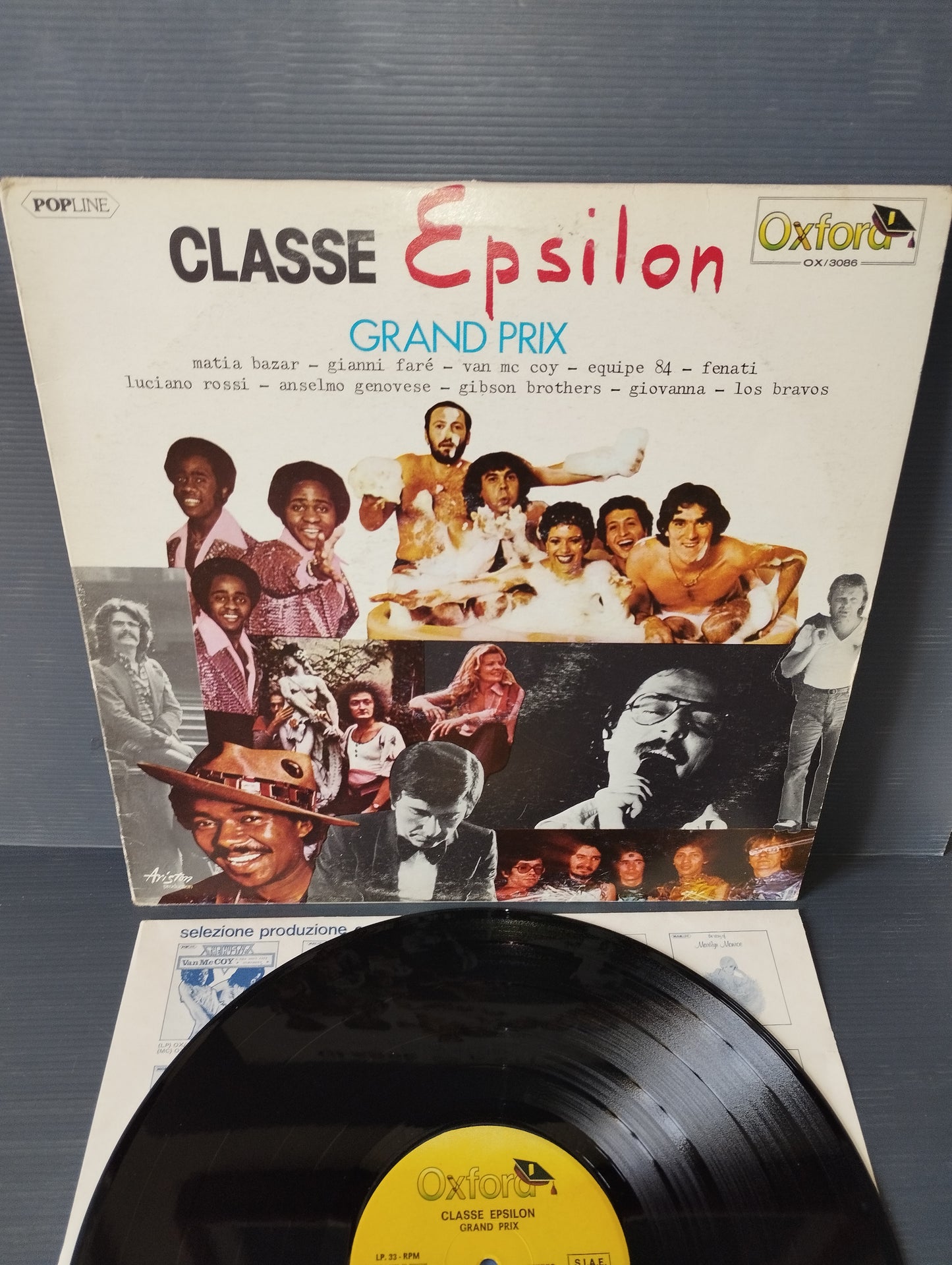 Classe Epsilon Gran Prix" Various Lp 33 rpm Published in 1978 by Ariston cod.OX /3086