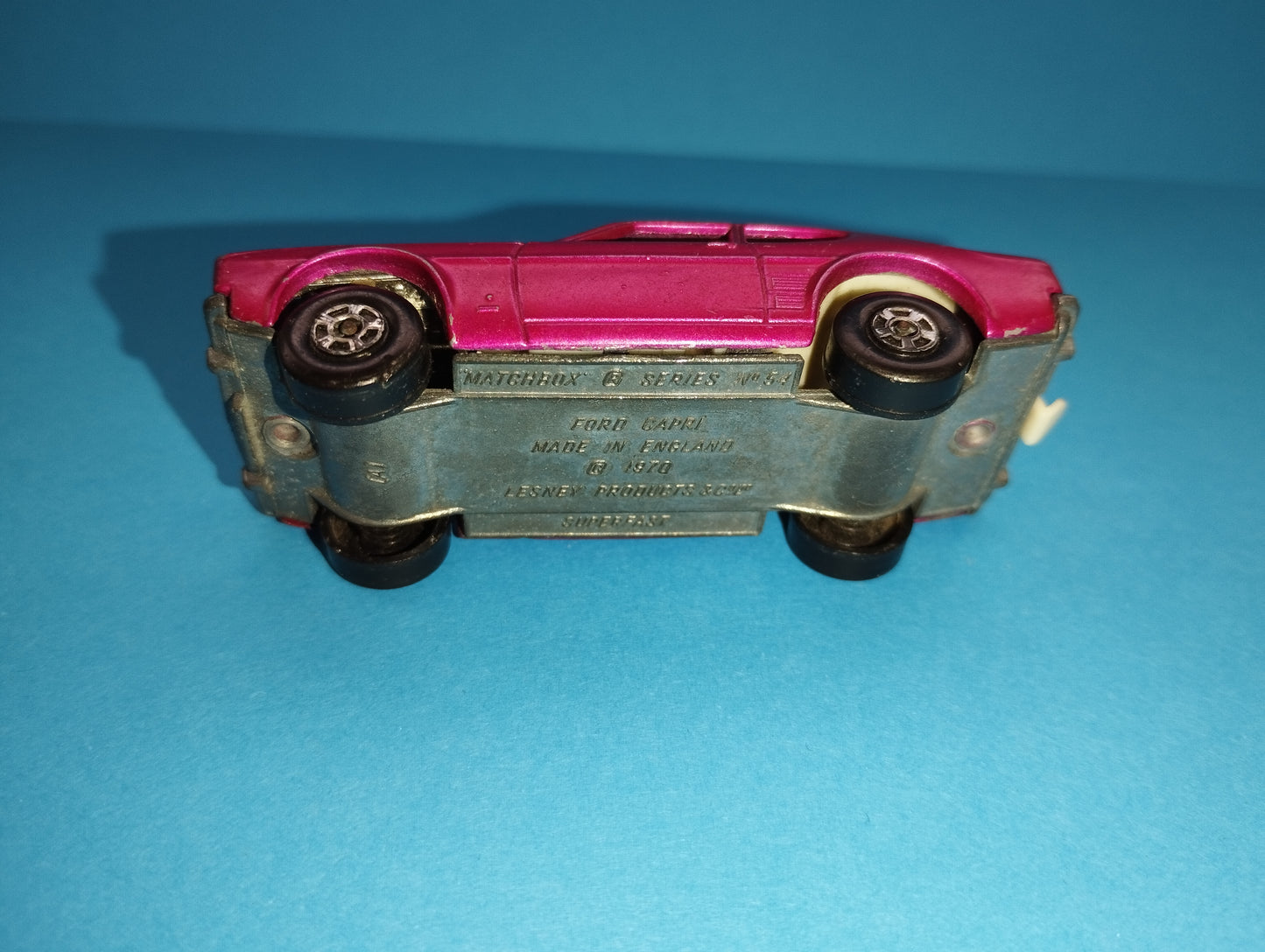 Ford Capri Superfast model

 Produced in 1970 by Matchbox

 Series N.54