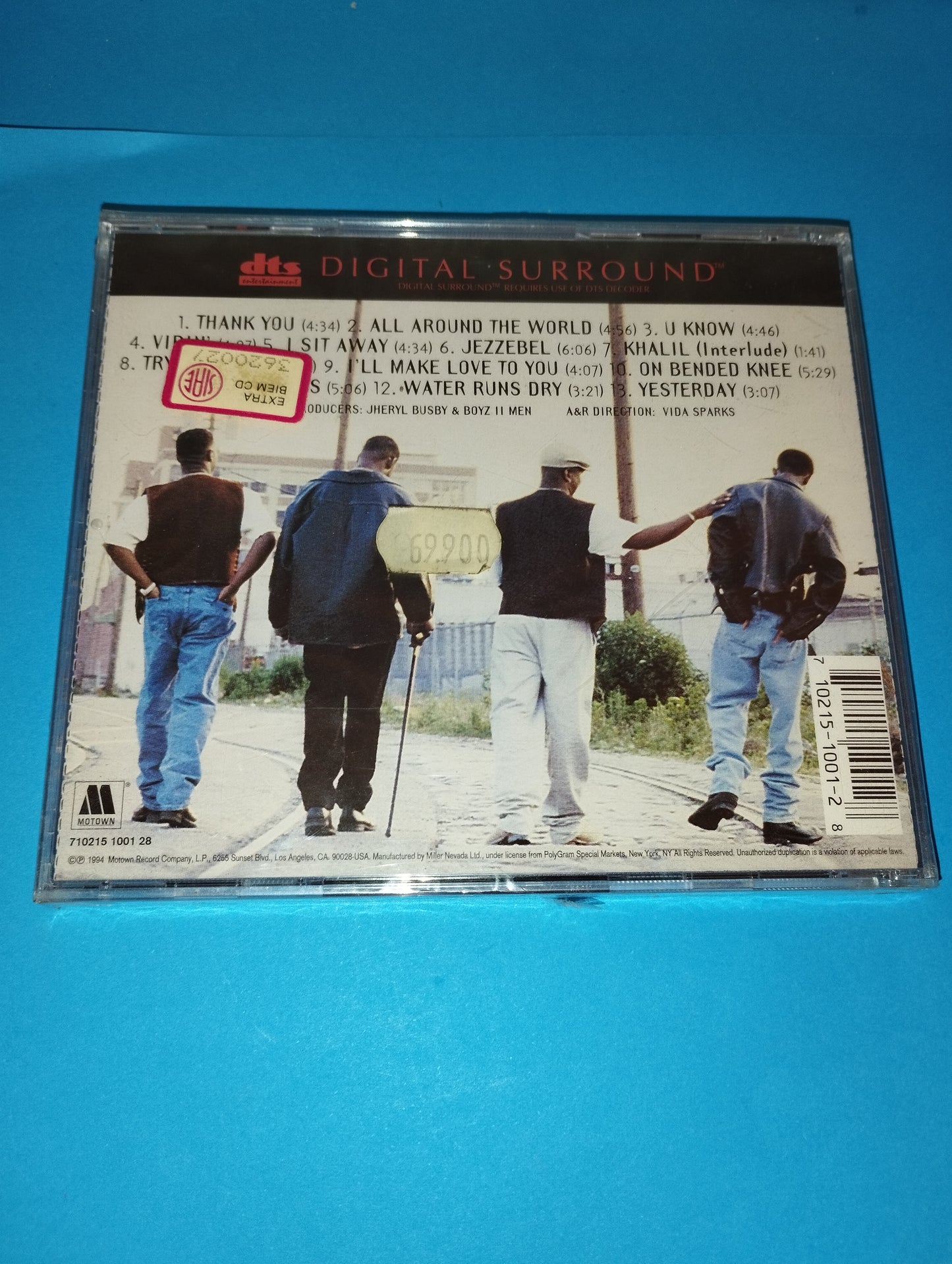 II" Boyz II Men CD dts Digital Surround Edito nel 1994 da Motown