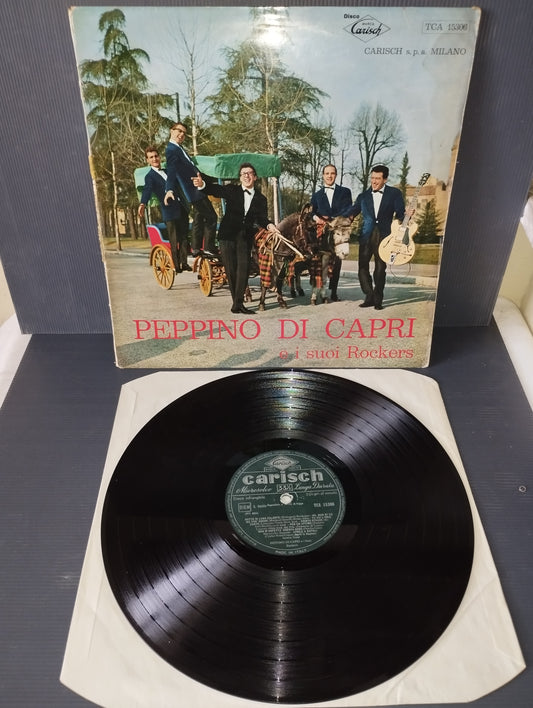 Peppino Di Capri And His Rockers" Lp 33 RPM

 Published in 1961 by Carisch Cod.TCA 15306