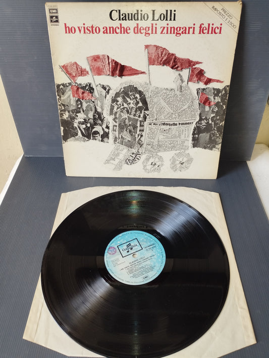 Ho Visto Anche Degli Zingari Felici" Claudio Lolli LP 33 giri