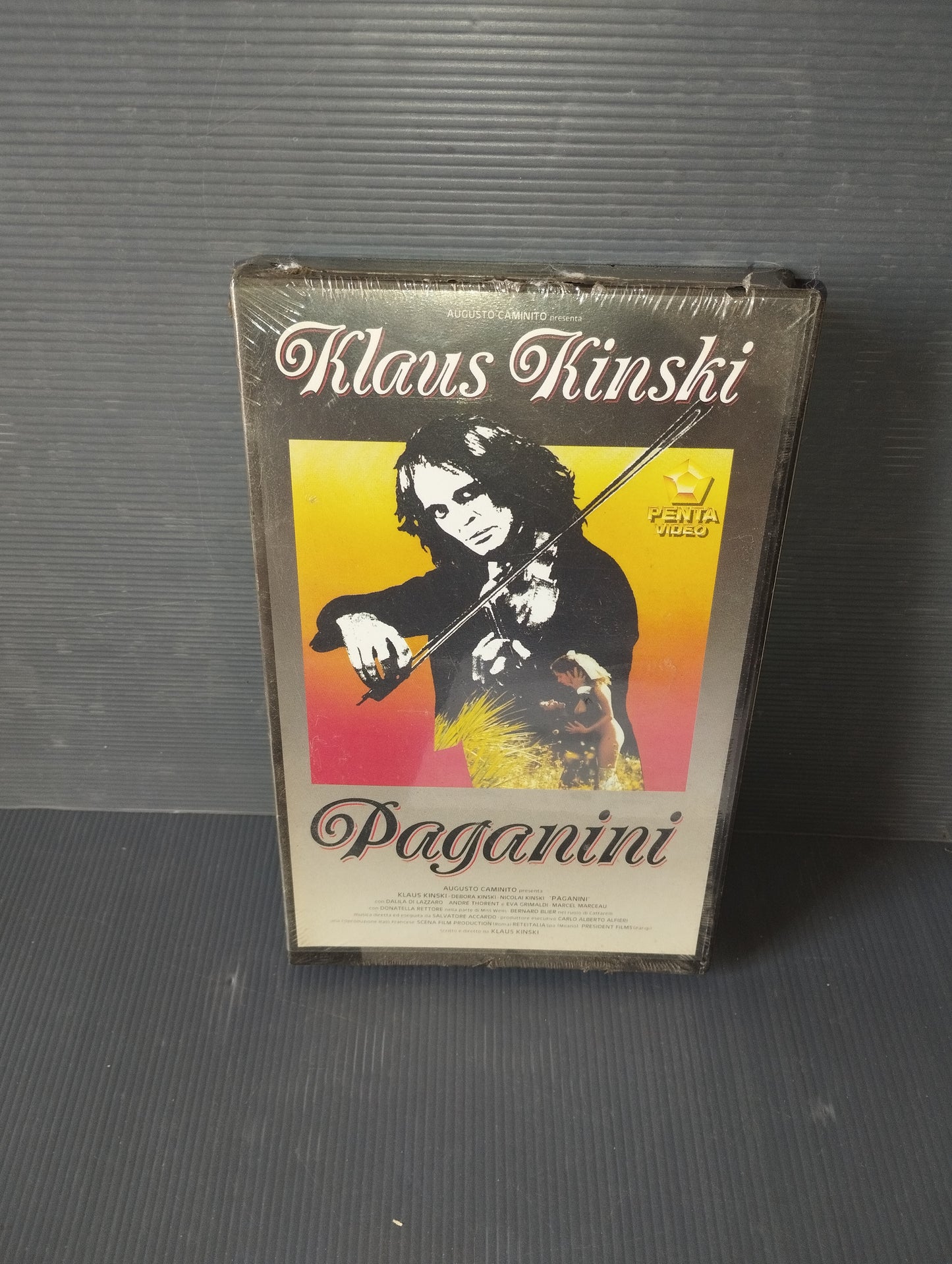 VHS Paganini Klaus Kinski Pentavideo sealed