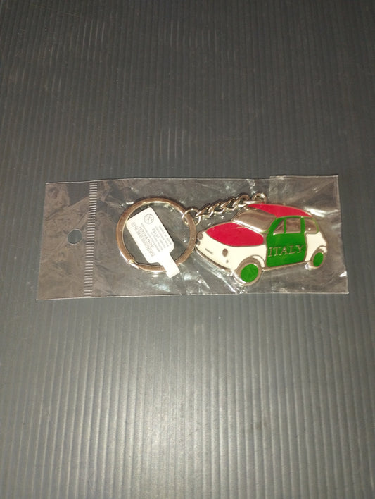 Fiat Cinquecento Metal Key Ring