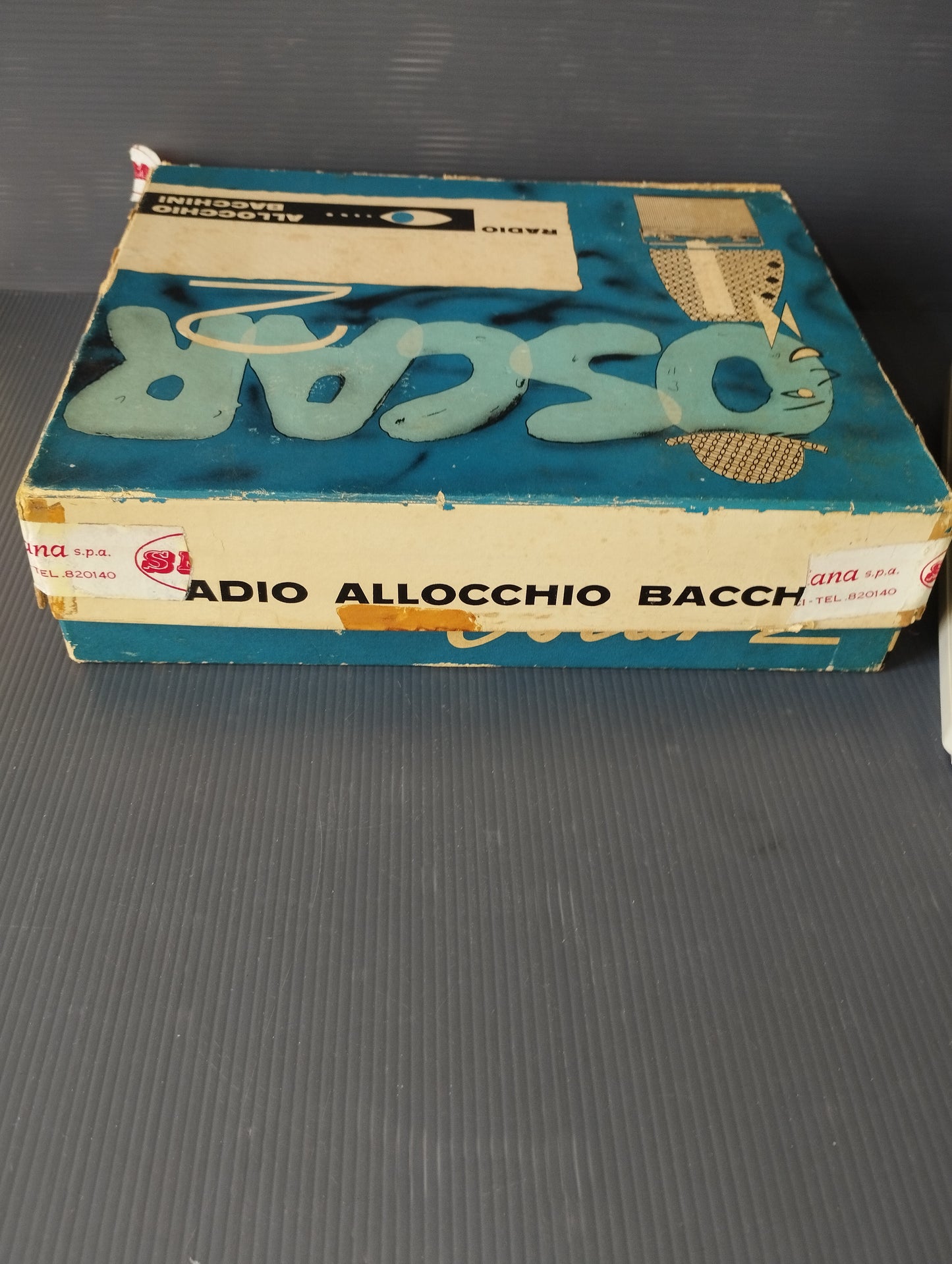 Radio Allocchio Bacchini Oscar 2 Mod.2022 7 transistors
 OM/OC to be restored