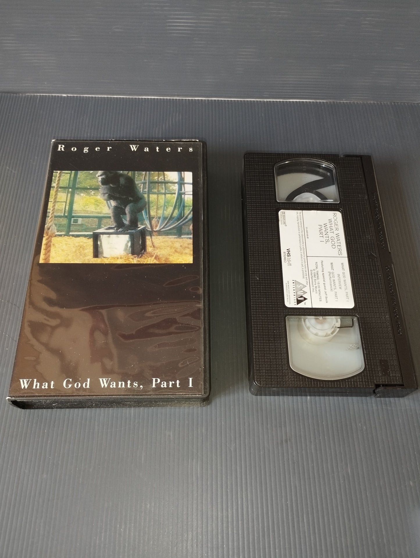 What God Wants, Part I" Roger Waters VHS
 Published in 1992 by Sony Music Entertainment