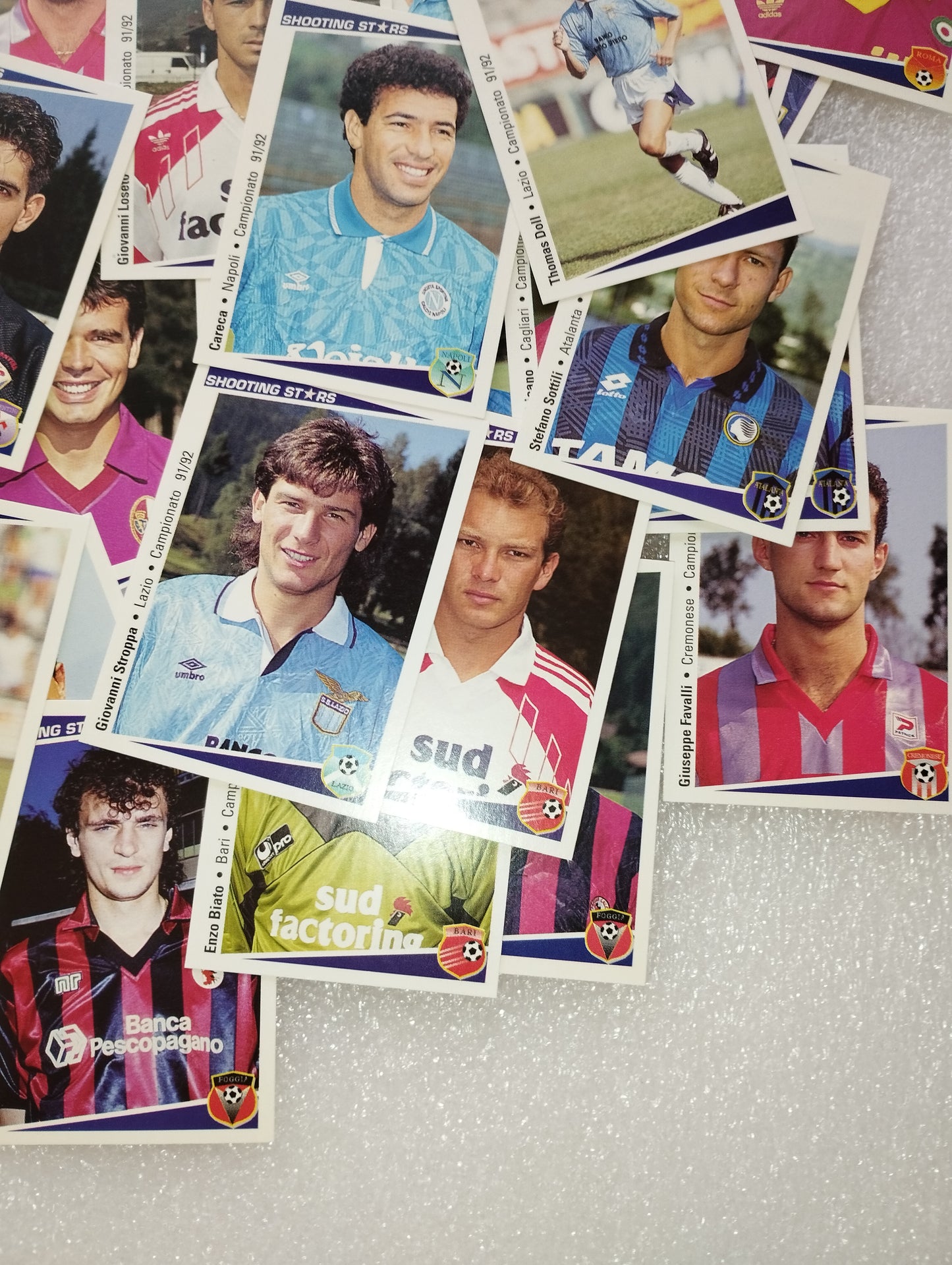 Lot 102 Football Card 91/92 Shooting Stars
 Publisher Super League Publishing Co LTD USA
 Printed in Belgium